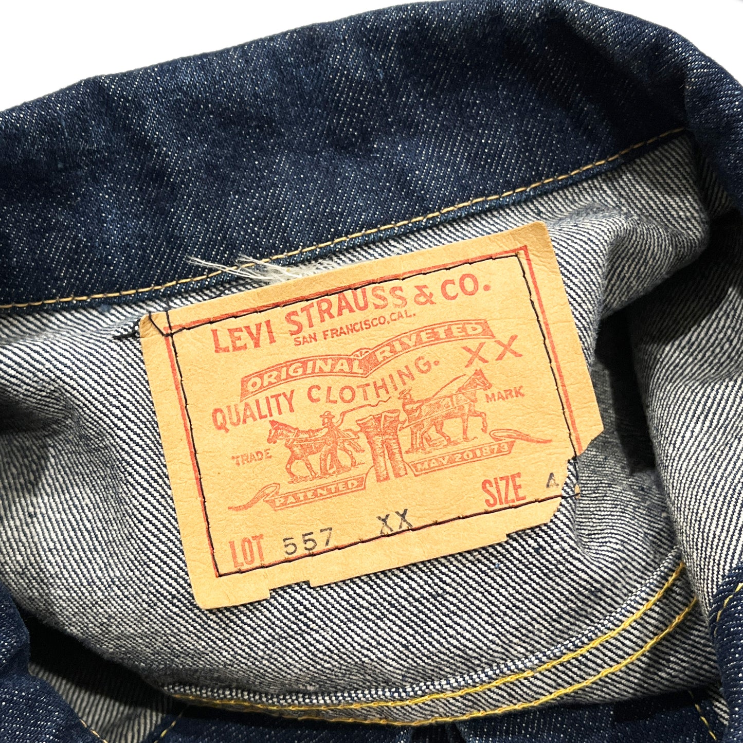 60's Levi's 557XX Denim JKT Size (40)位
