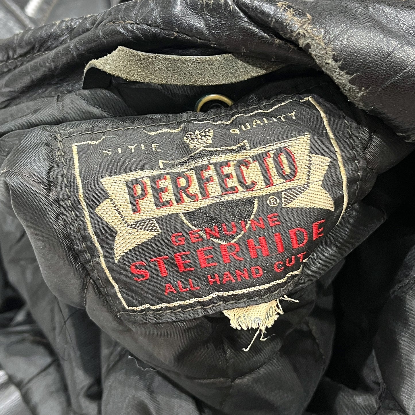 50's PERFECTO Schott 1STAR Leather JKT Size (40)