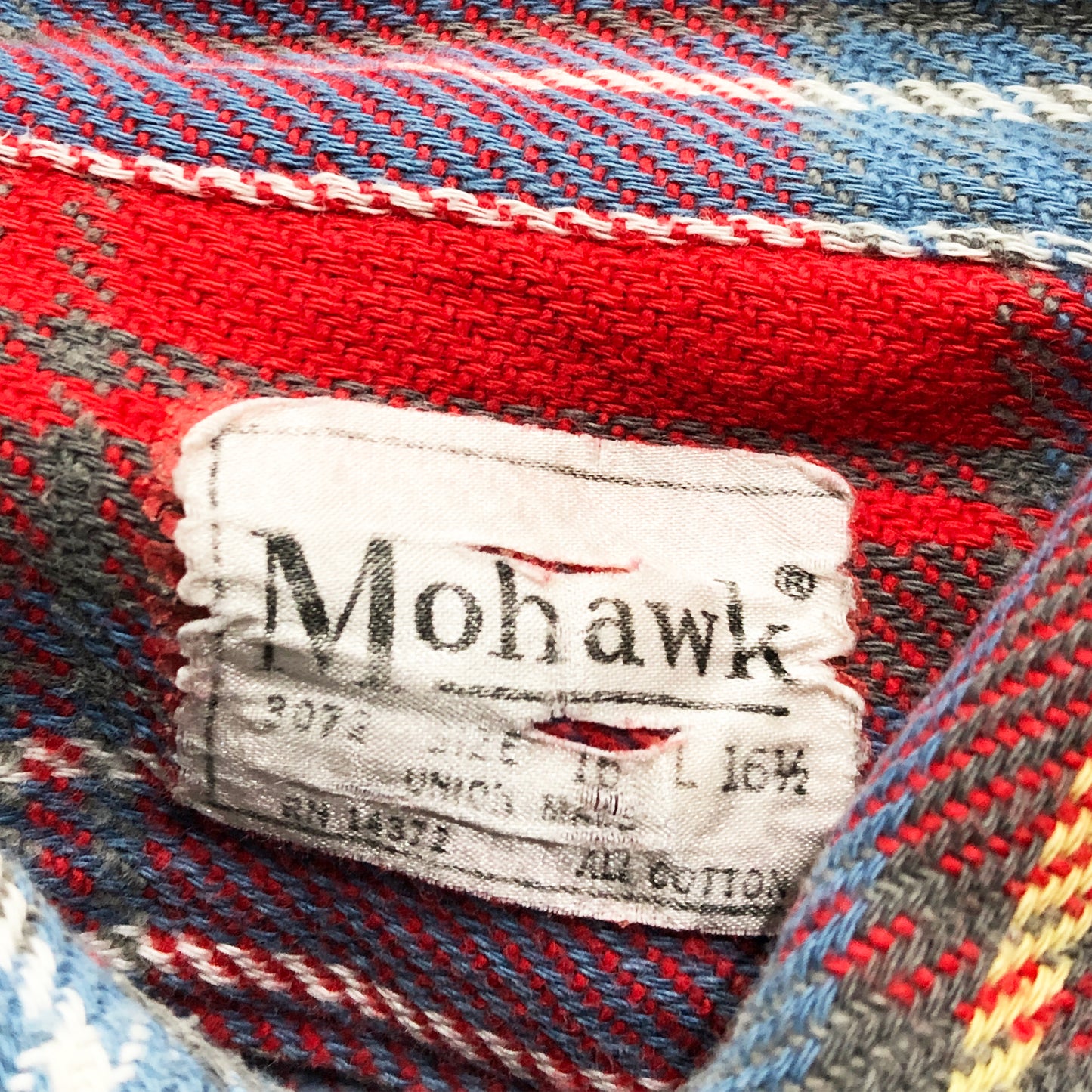 70's Mohawk Nel SH 好配色チェック Size (L)