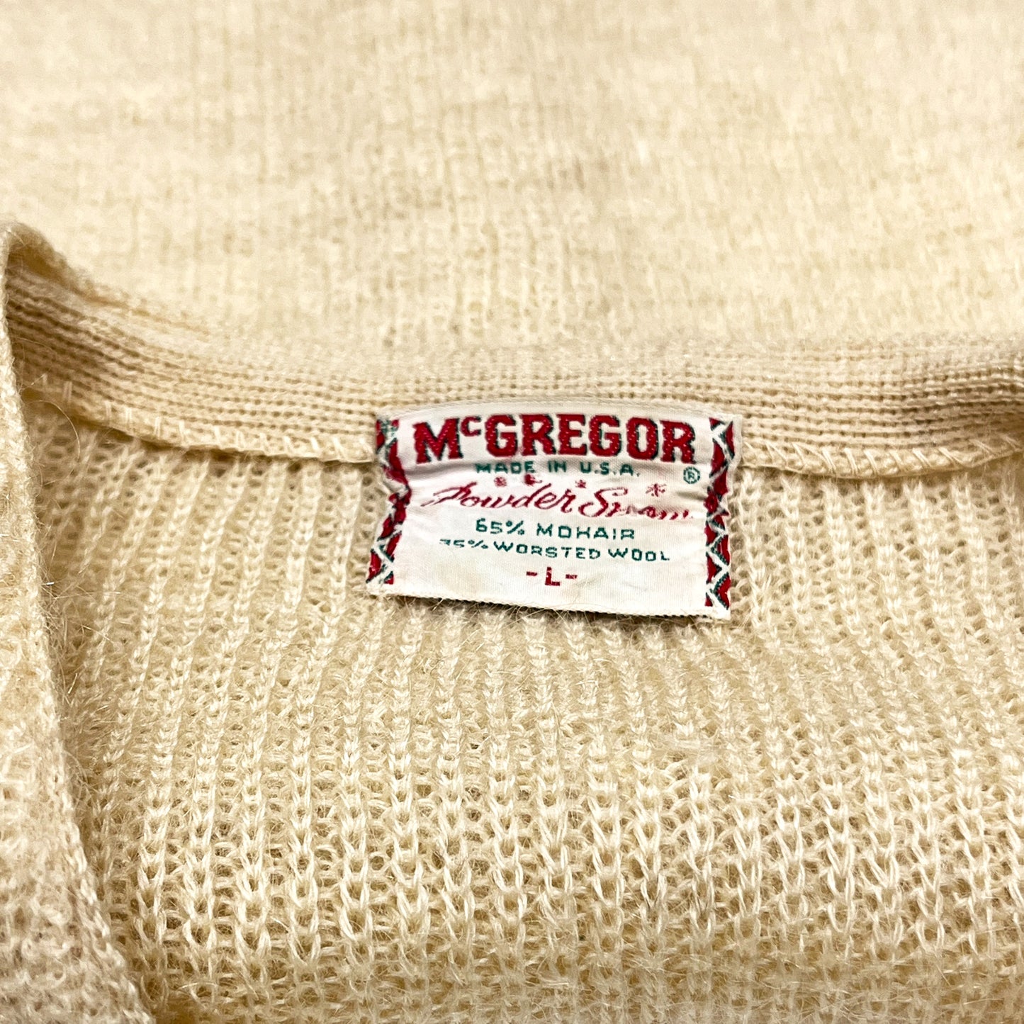 60's〜 McGregor Mohair Cardigan Size (L)