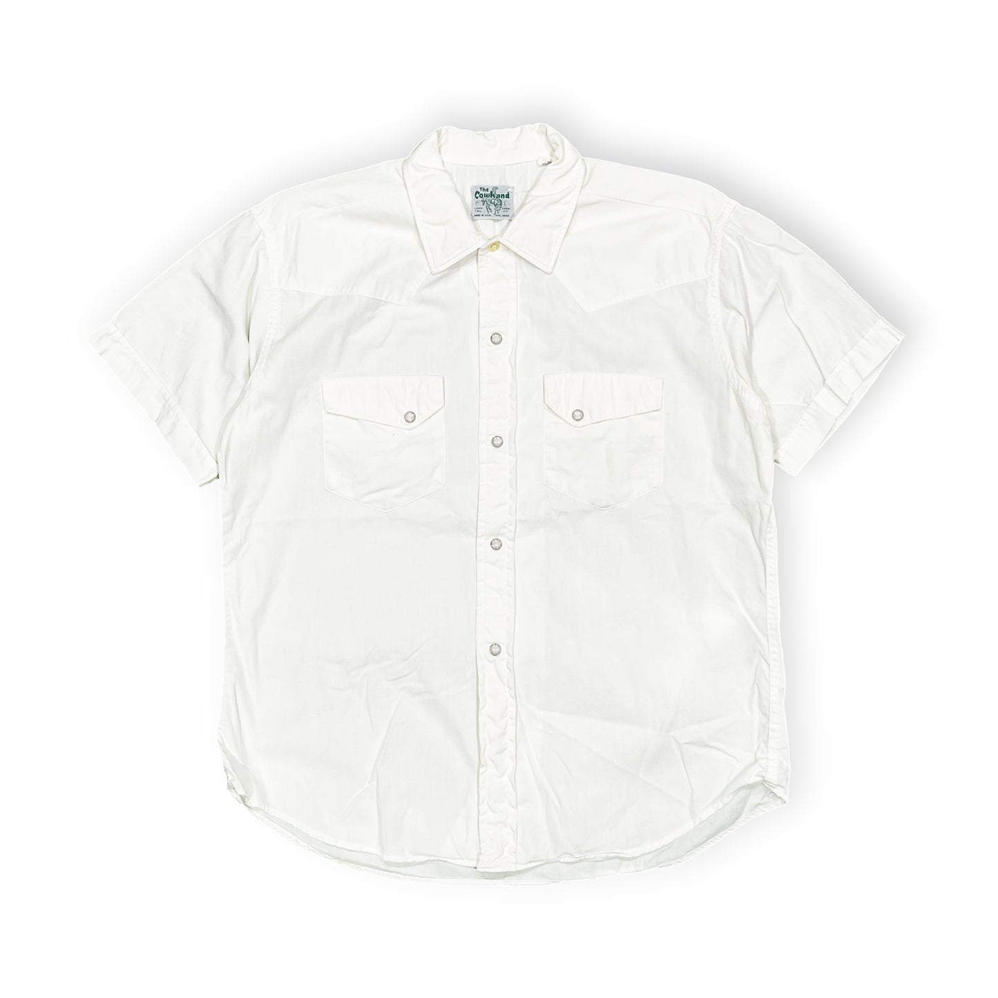 60's The Cowhand White Western SH Size (L)位