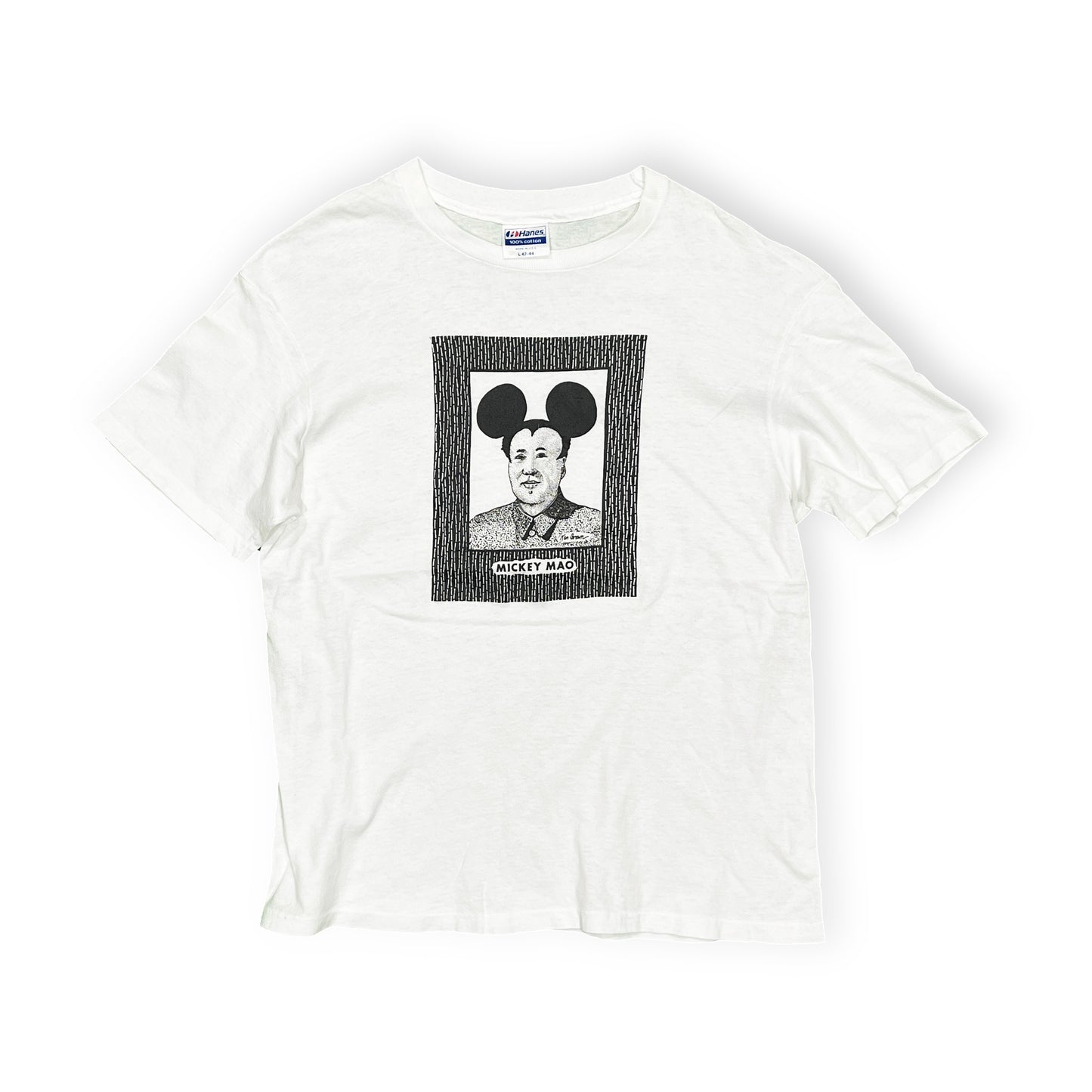 80's〜 Hanes Mickey Mao T Size (L)
