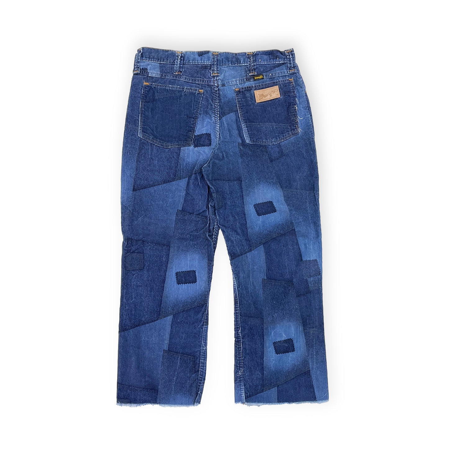70's Wranglar Print Patchwork PT Size (W33 L26)位