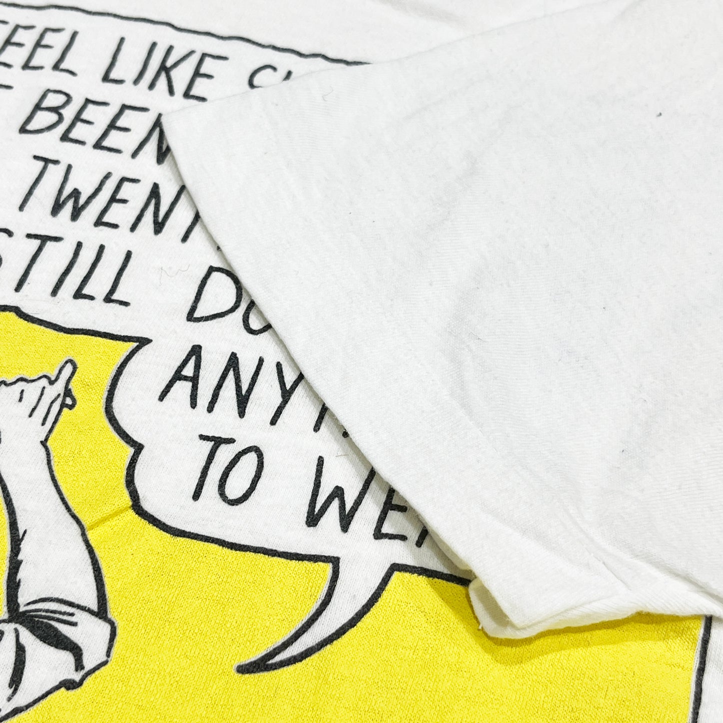 80's FRUIT OF THE LOOM Roy LIichtenstein T Size (L)