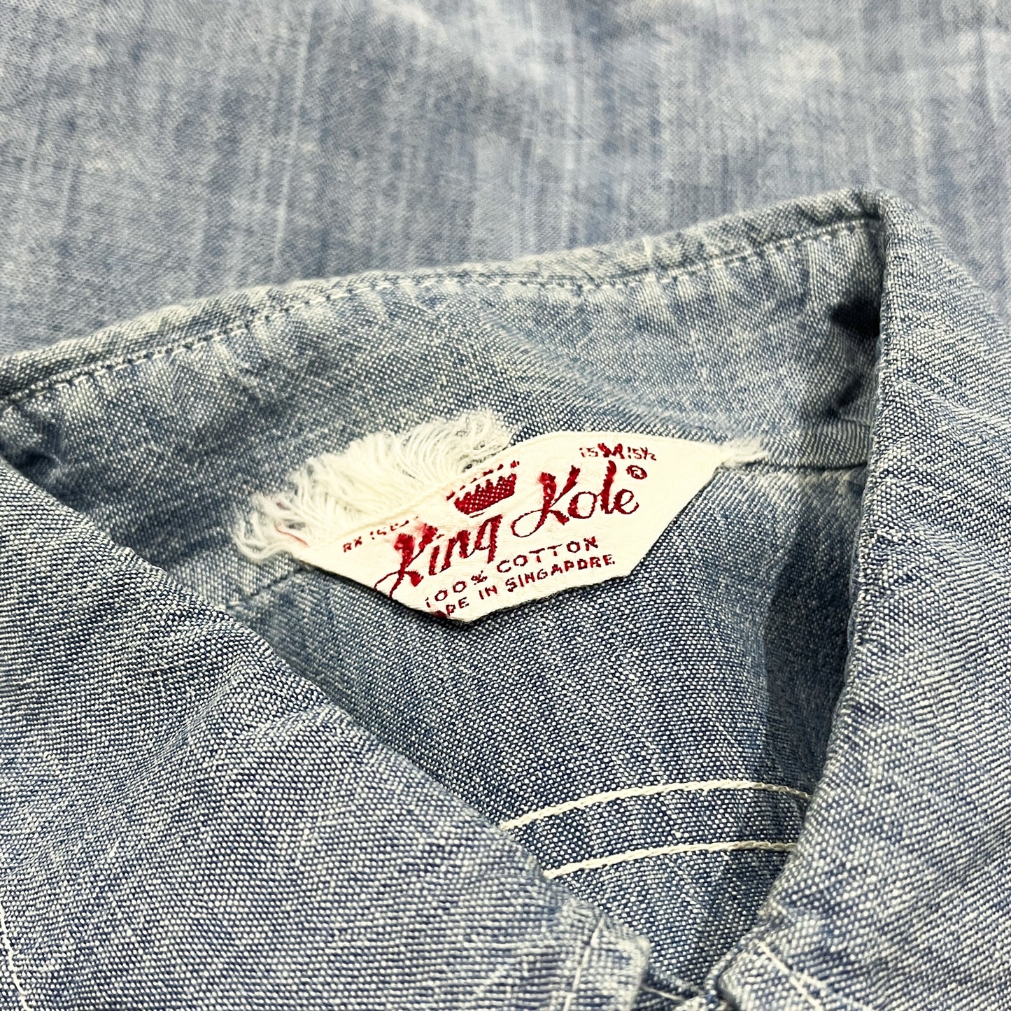 70's King Kole Chambray SH Size (M)