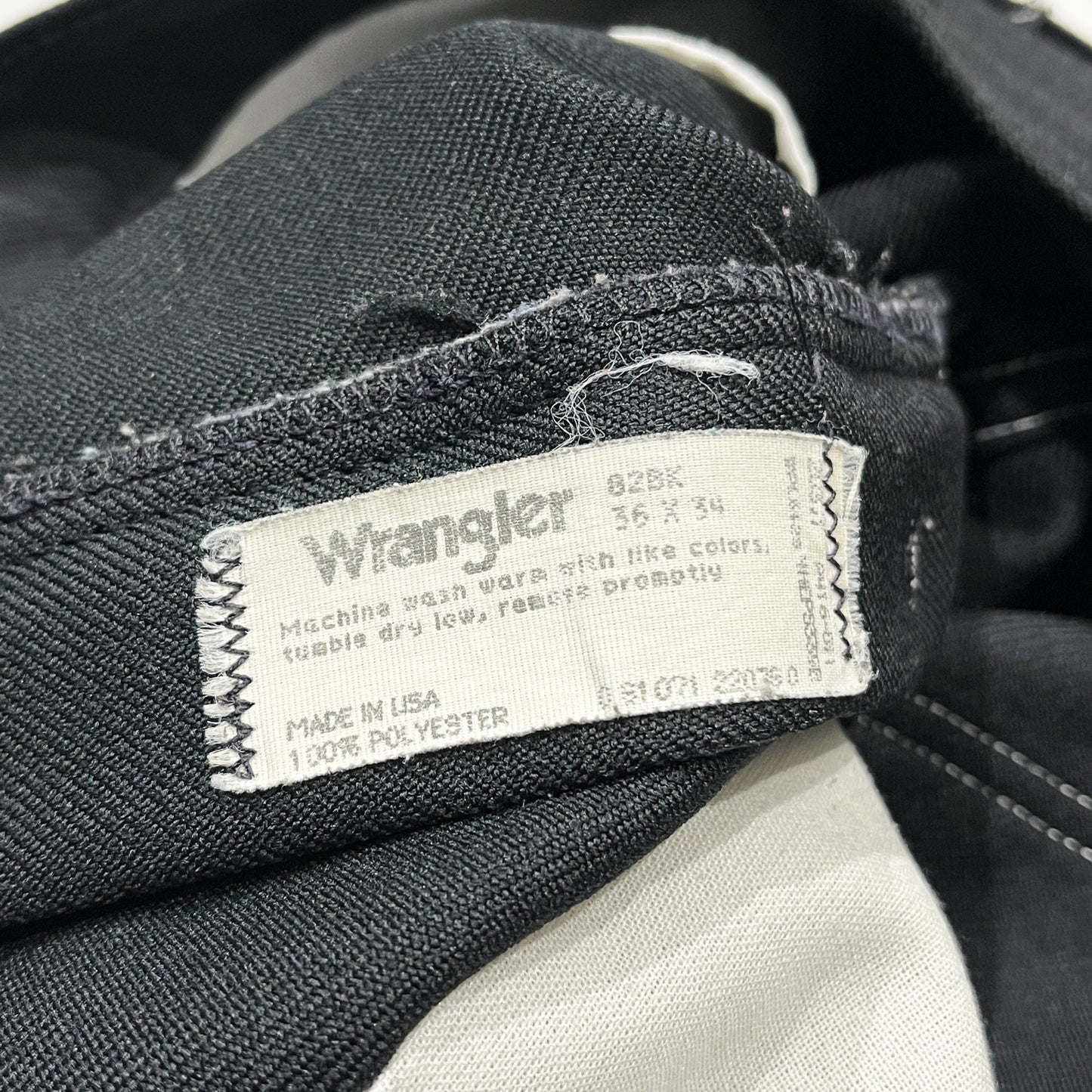 80's〜 Wrangler Wrancher Black Size (W35 L26)位