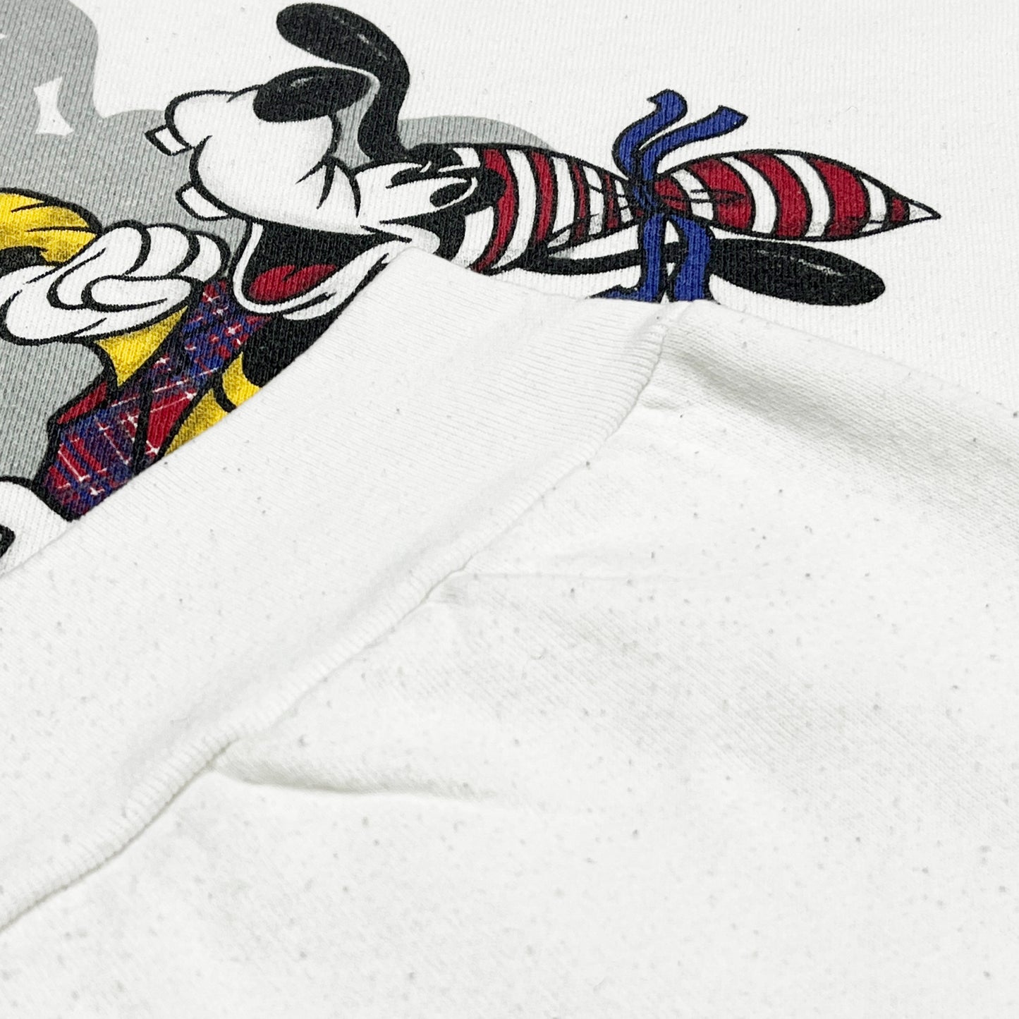 90s Disney Character Sweat One Size Fits All ディテール ゴジラとストライプのディテール