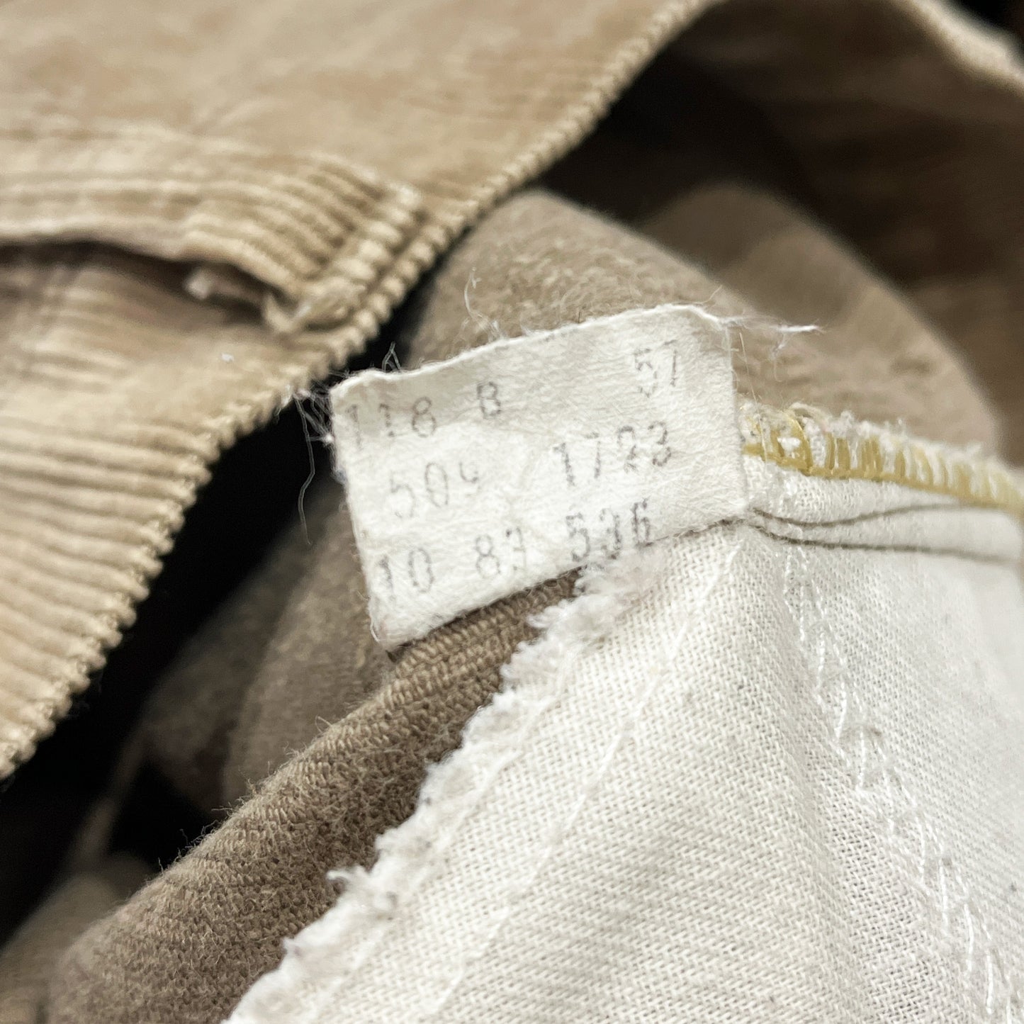 80's Levi's 509 Corduroy PT Beige (W31 L32)位