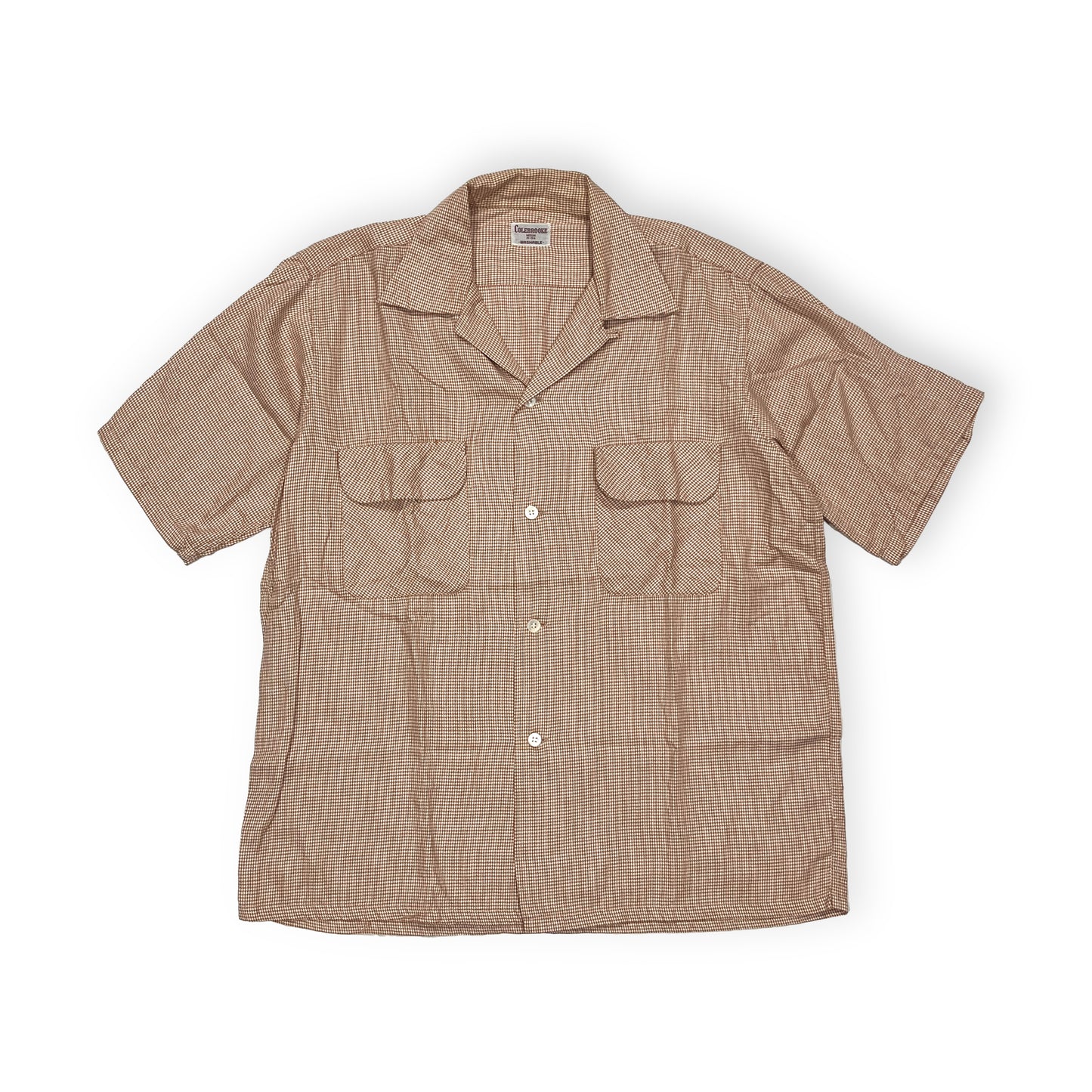 50's COLEBROOKE 千鳥格子 S/S SH Size (M)