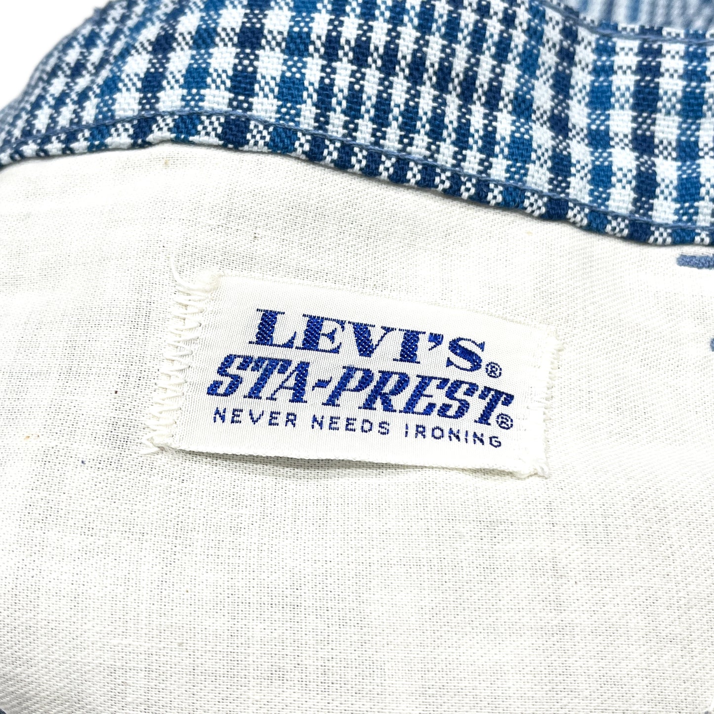 70's Levi's Sta-Prest Check PT Size (W31 L27.5)