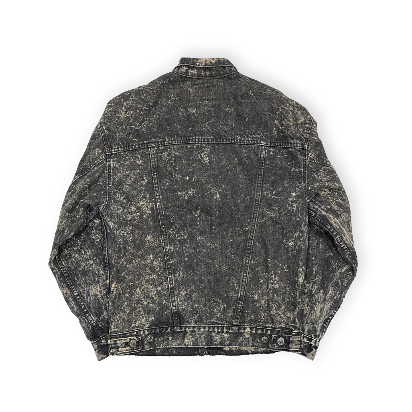 80's Levi's Black Denim JKT Size (XL)