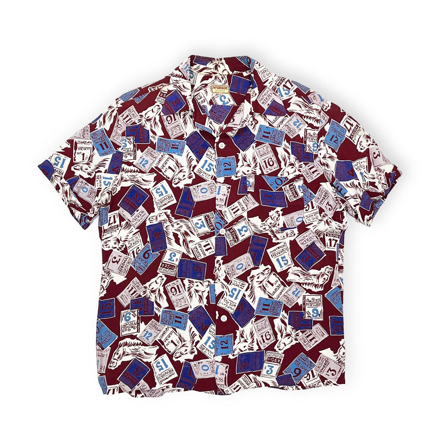 50's McGregor 馬券柄 SH Size (M)