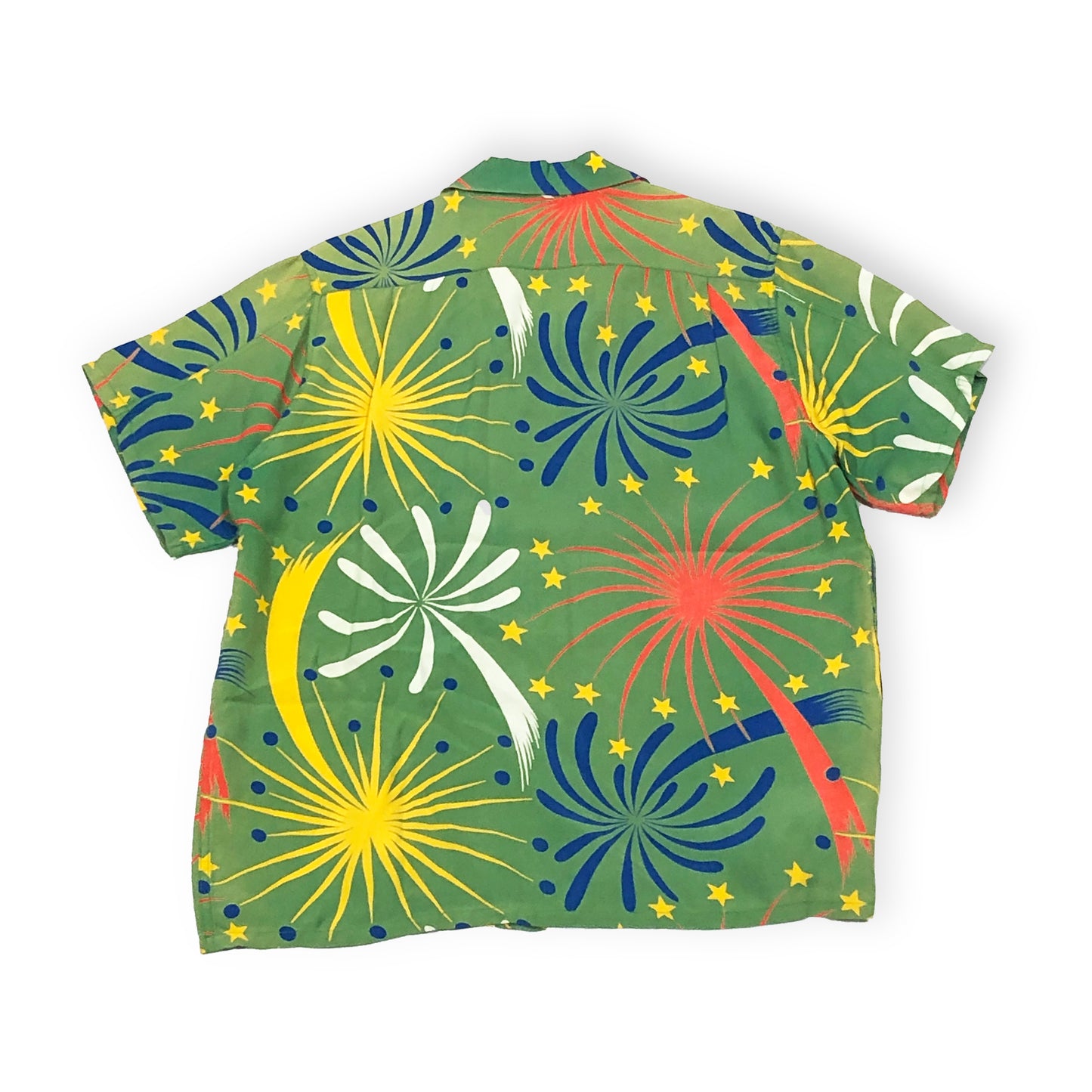 50's CAMPUS HAWAIIAN SH FIRE WORKS Size (M)