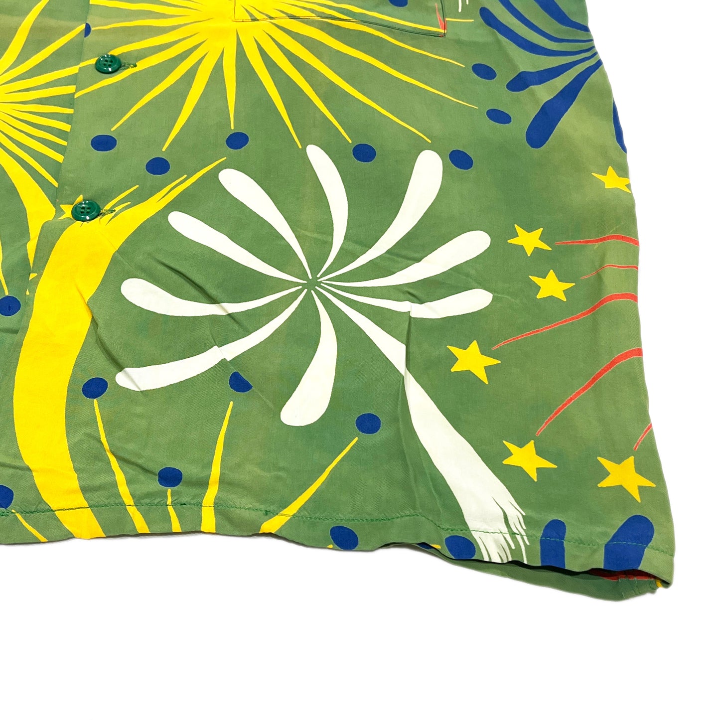 50's CAMPUS HAWAIIAN SH FIRE WORKS Size (M)