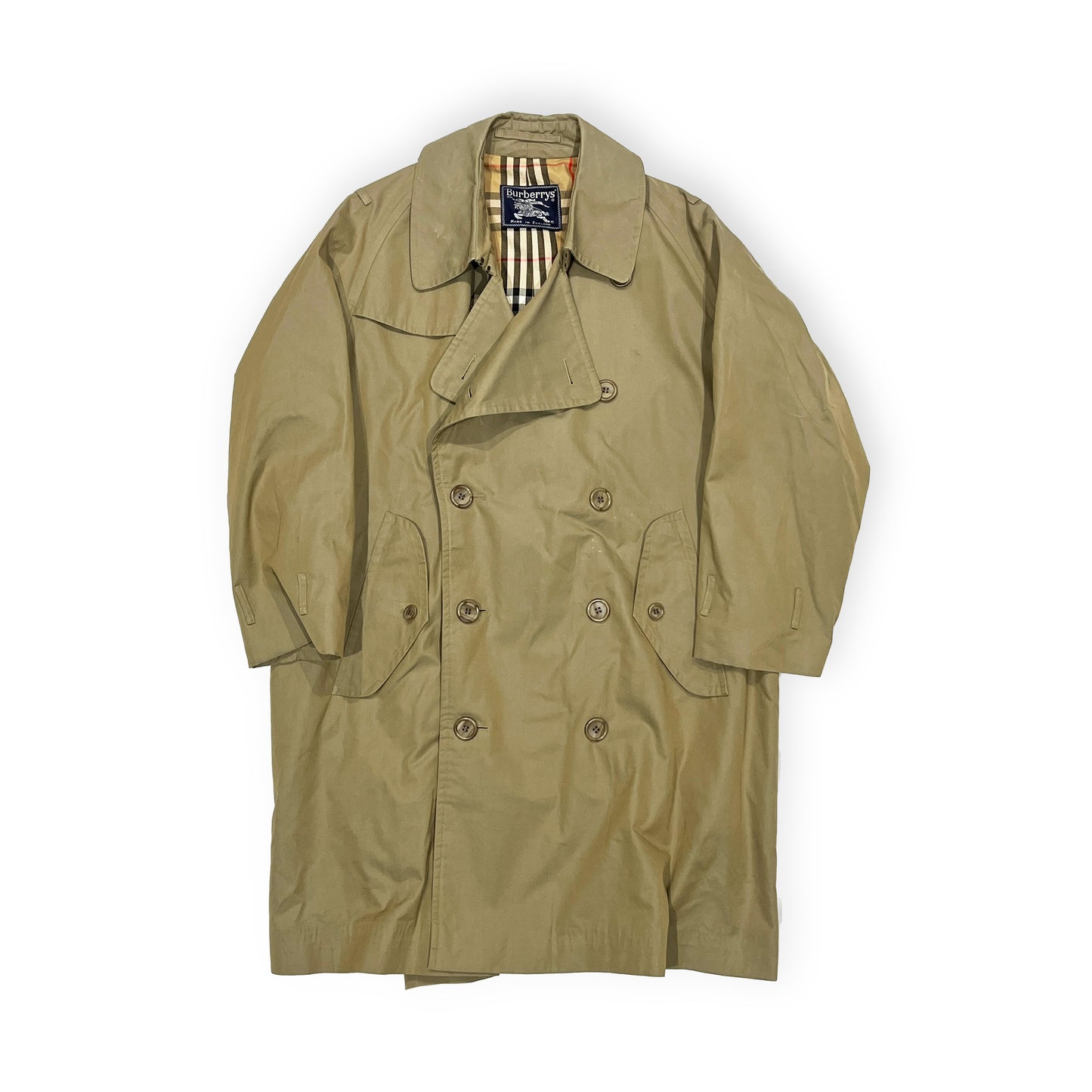 Burberry Trench Coat 100% Cotton 1枚袖 Size (36S)
