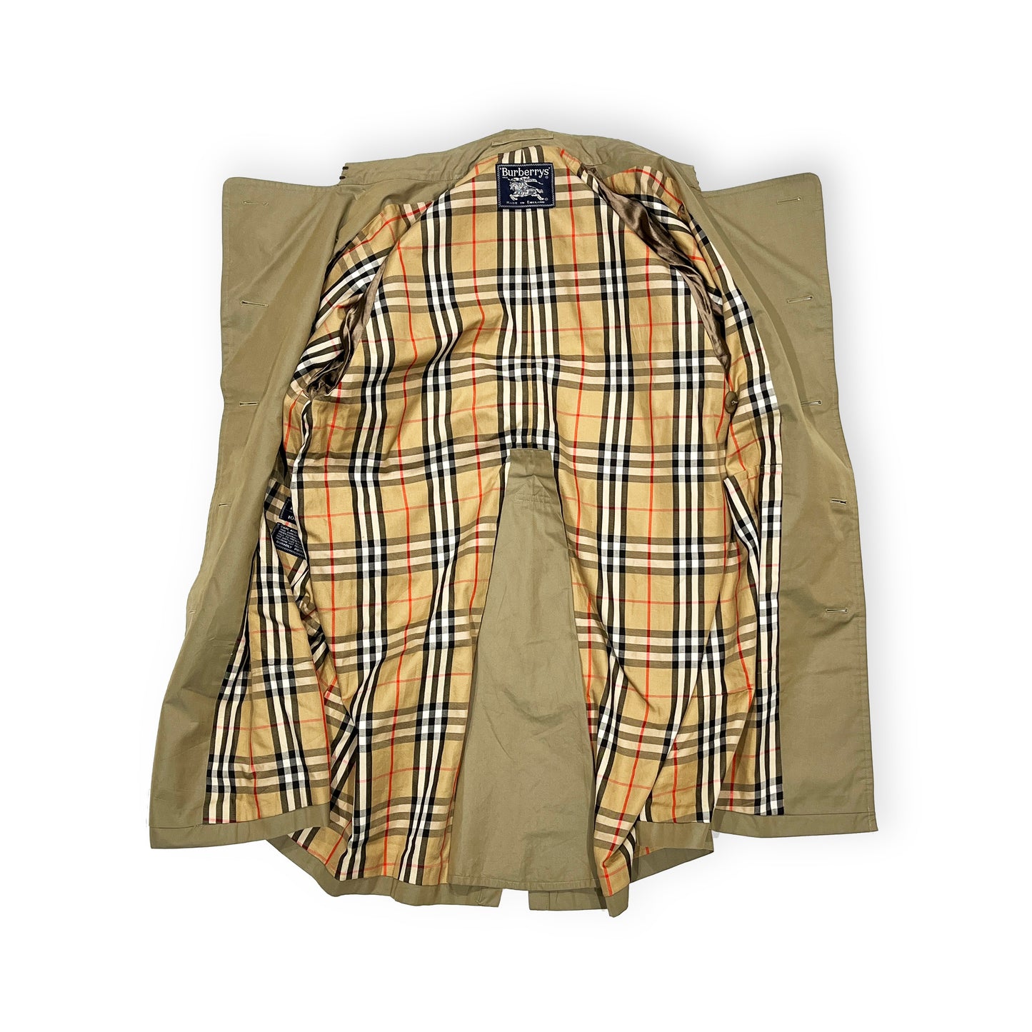 Burberry Trench Coat 100% Cotton 1枚袖 Size (36S)