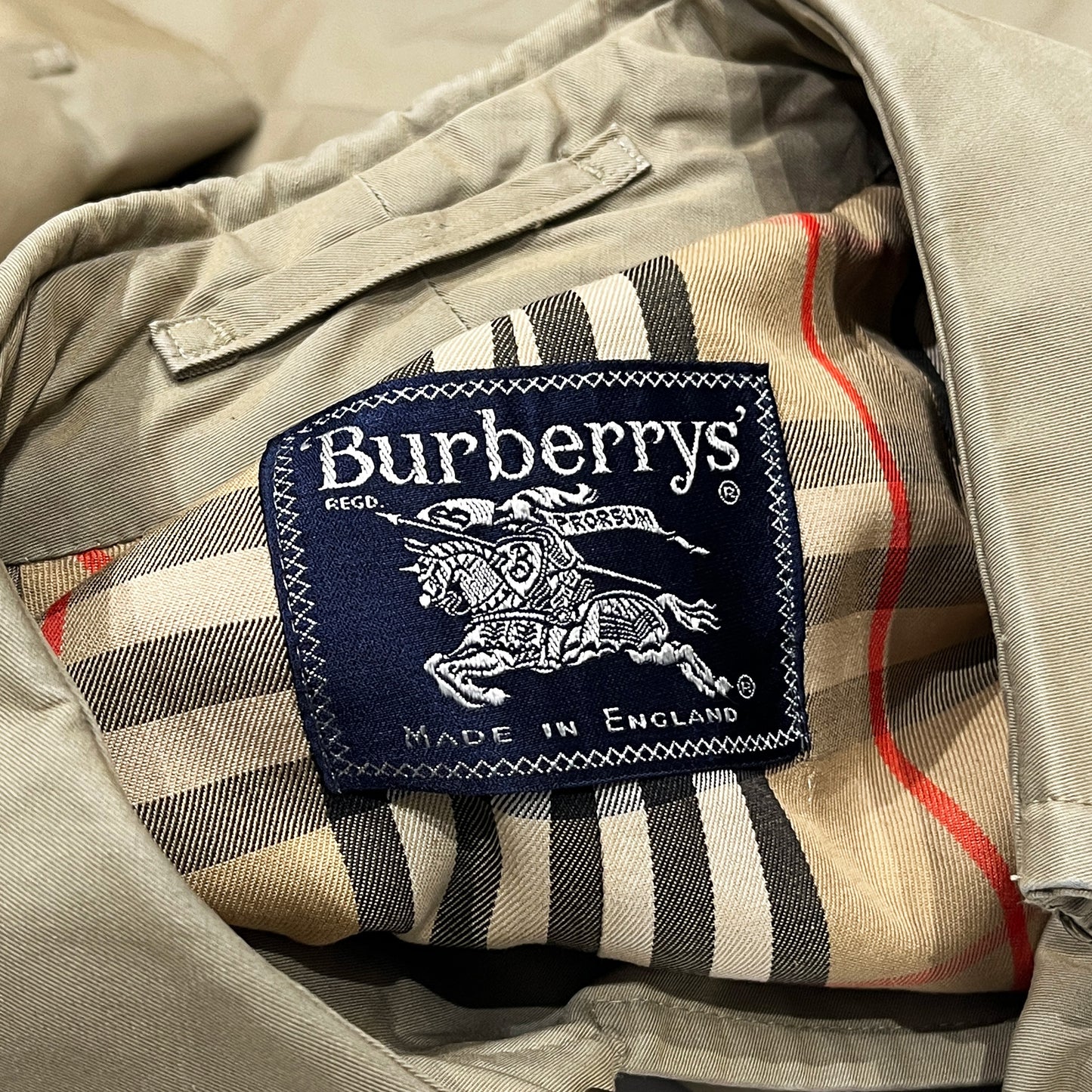Burberry Trench Coat 100% Cotton 1枚袖 Size (36S)