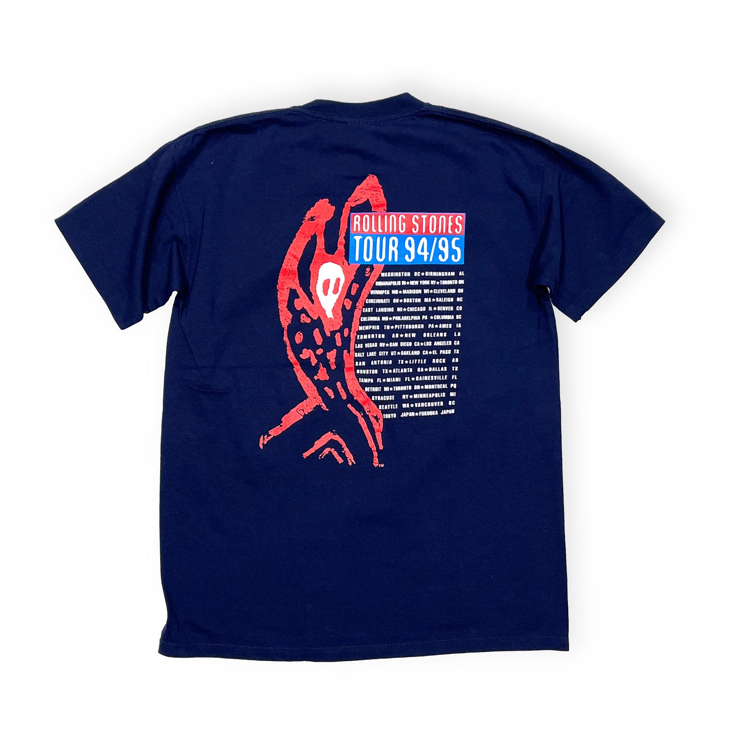 90's BROCKUM ROLLING STONES T Size (L)