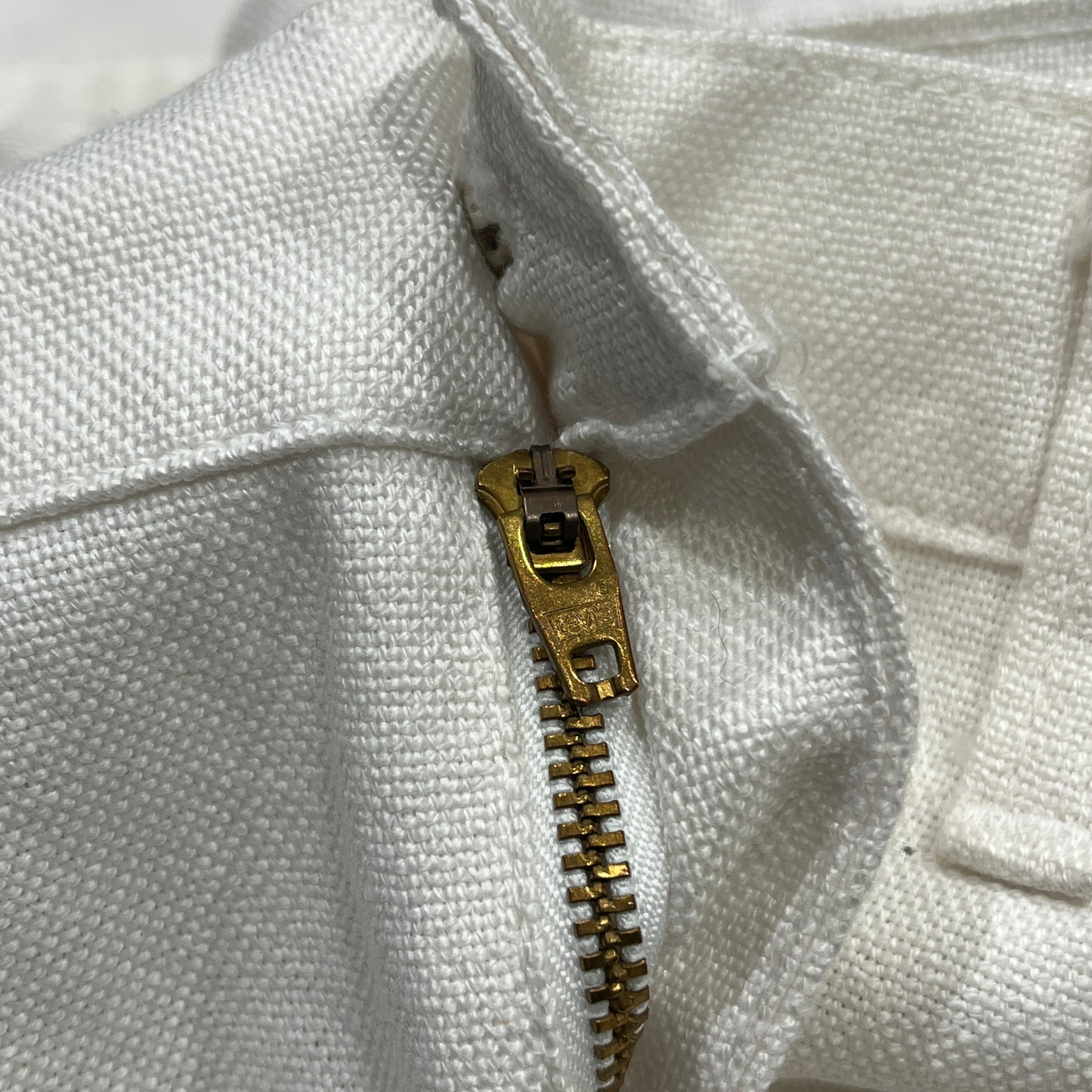 90's Levis STA-PREST ホワイト フレア 表記(W36L30)