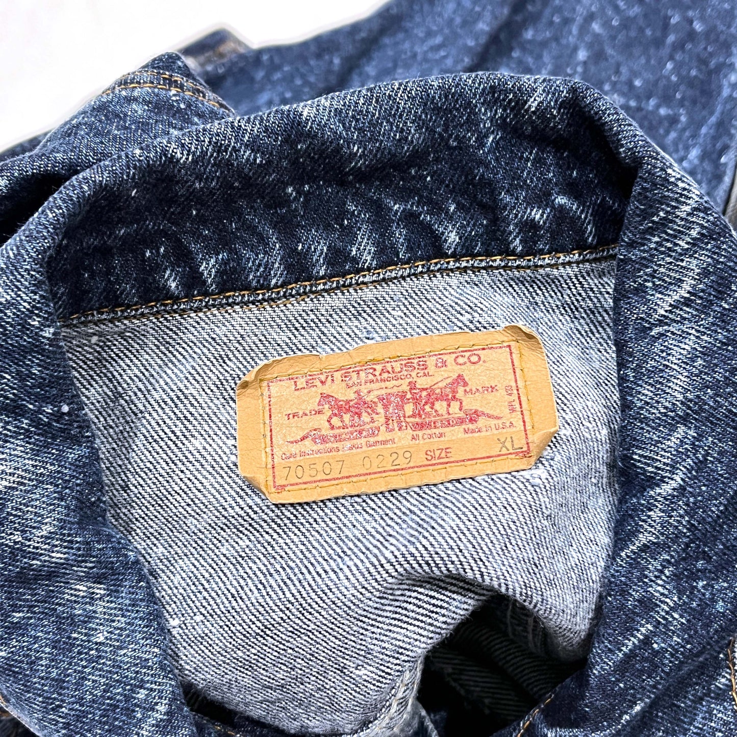 80's LEVI'S 70507 GALACTIC WASH JKT Size (XL)