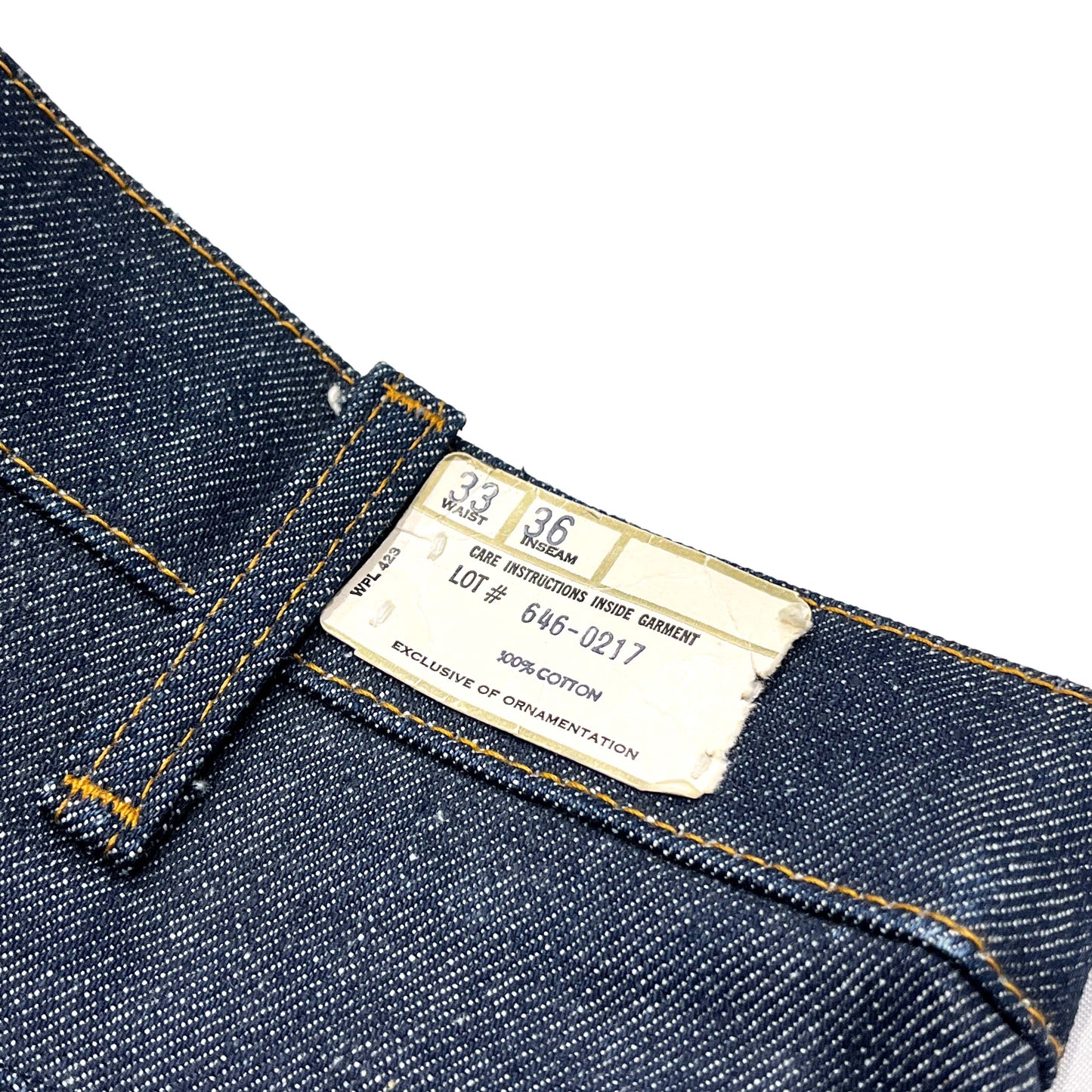 70's LEVI'S 646 Size (W33 L36) DEAD