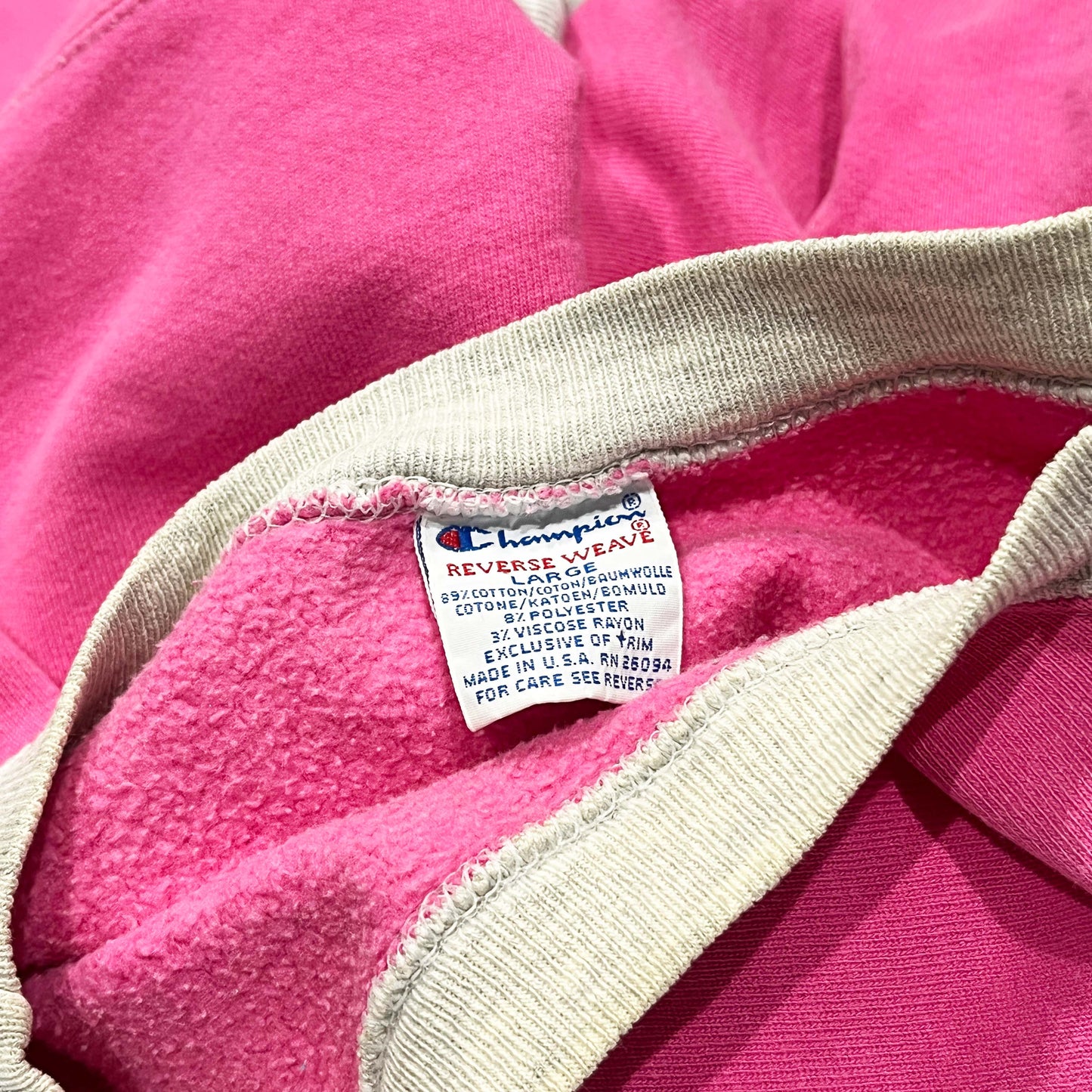 90's CHAMPION R/W Special Size (L)