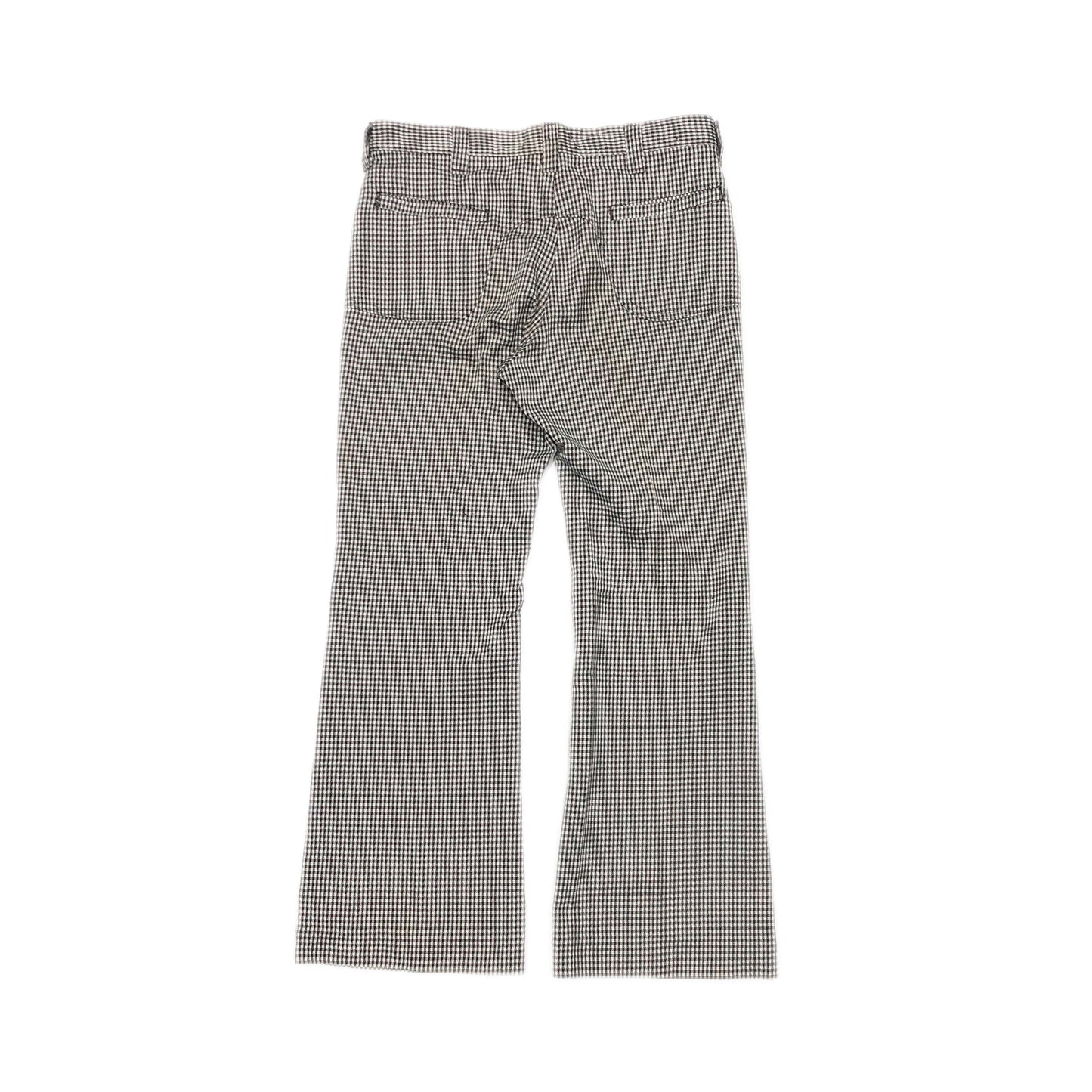 70's〜 Lee チェック フレアPants 実寸(W34L29)位