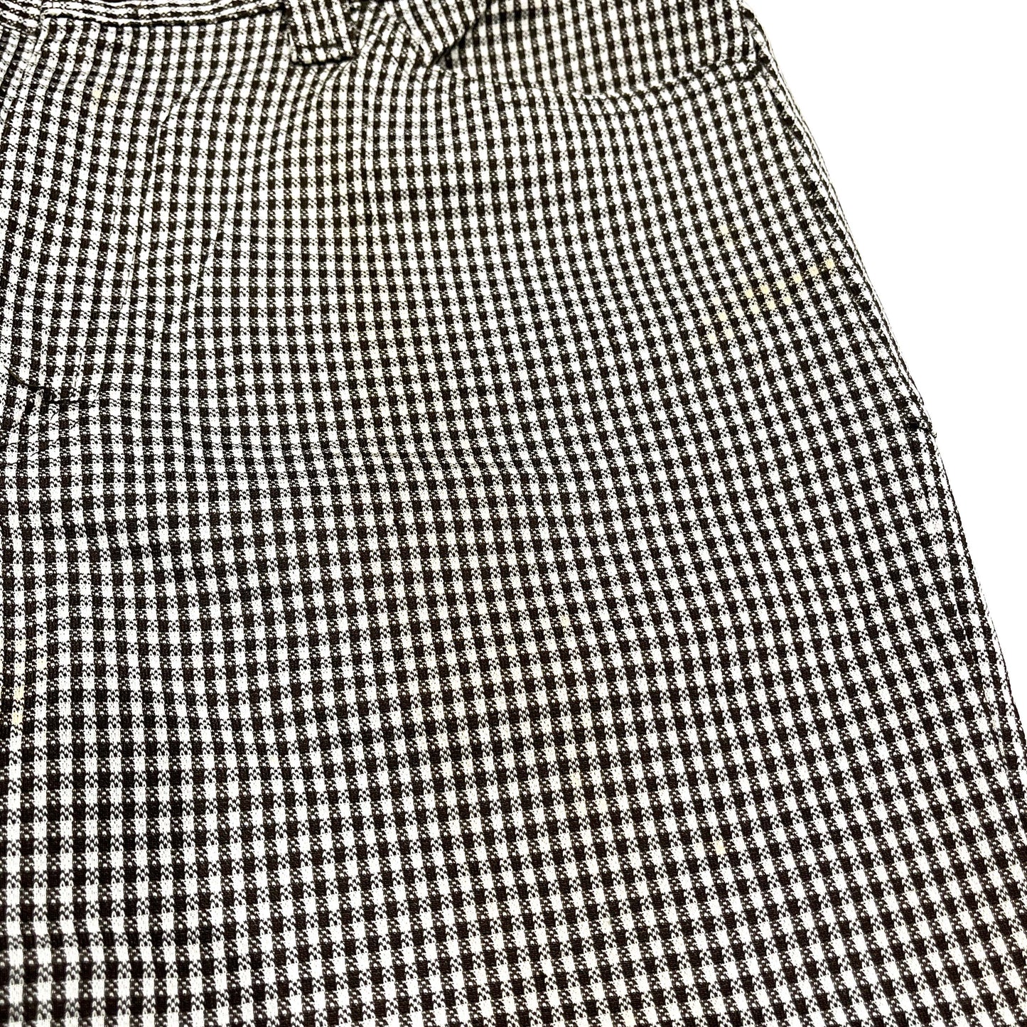 70's〜 Lee チェック フレアPants 実寸(W34L29)位