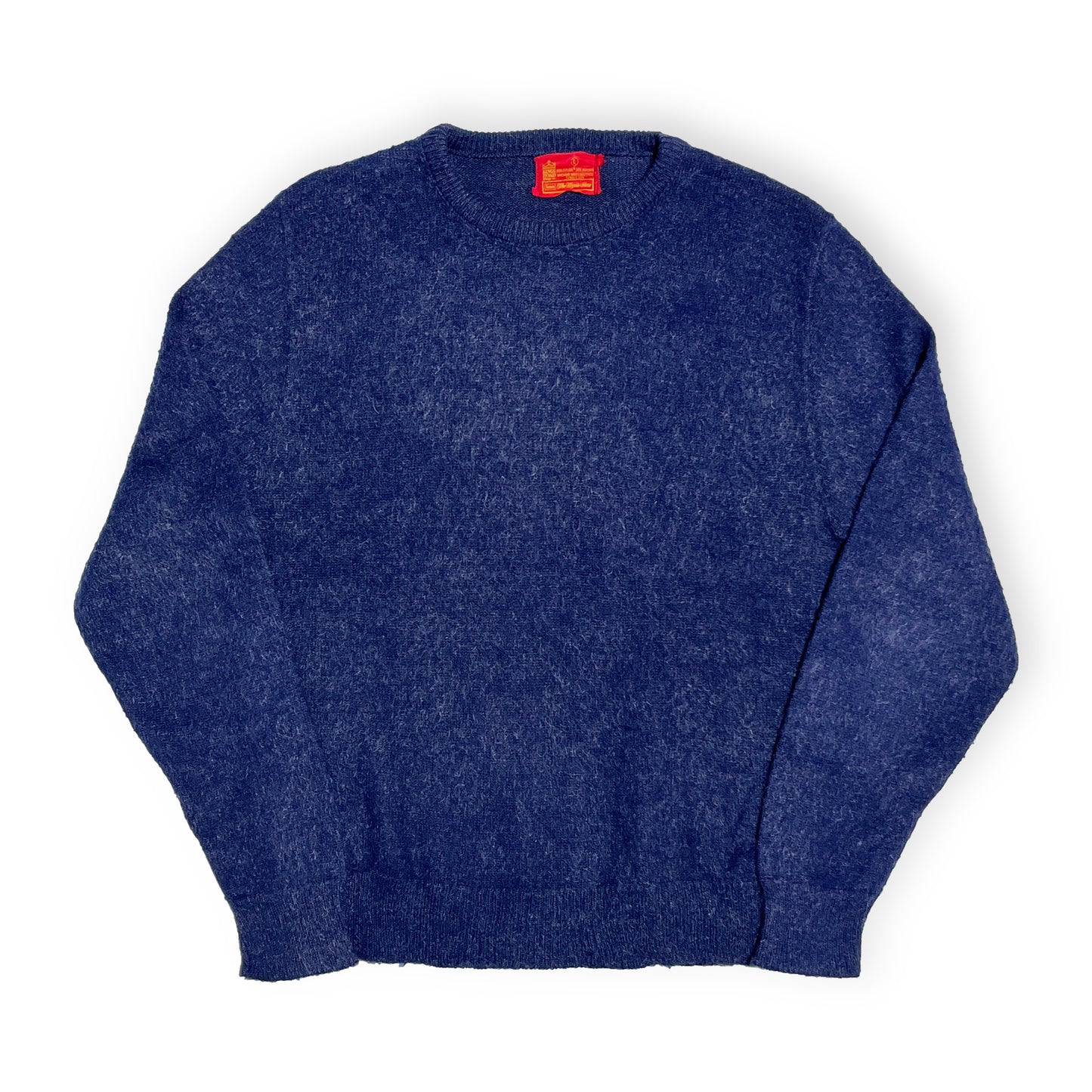 70's Mohair Crew Neck ネイビー Size (L)