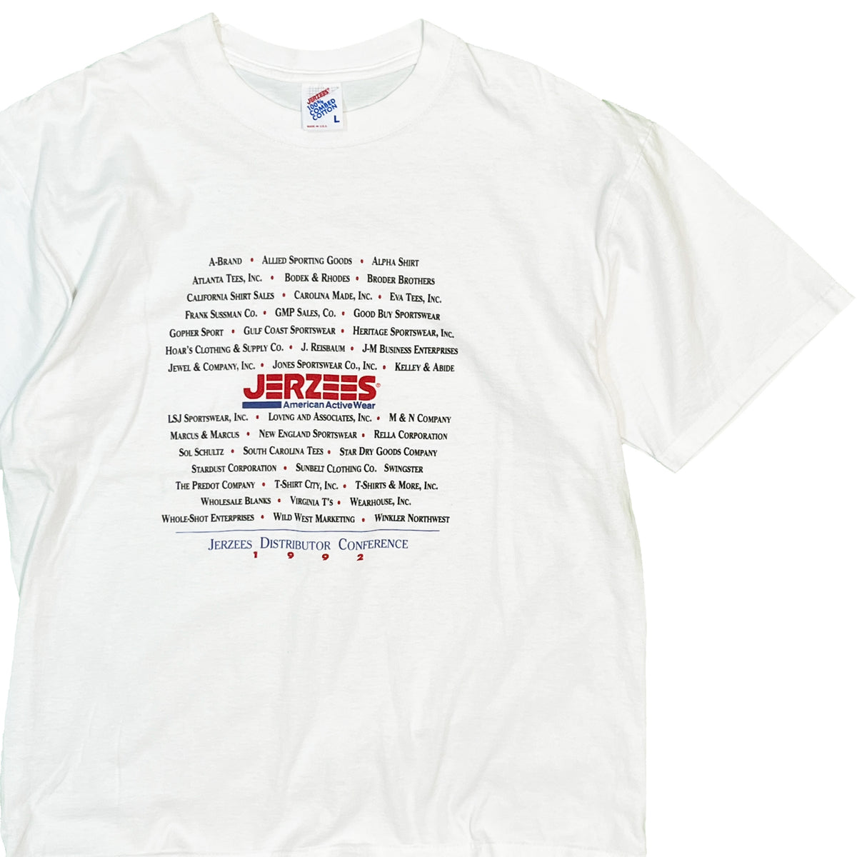 90s ジャージーズ JERZEES プレーンTシャツ L ヴィンテージ古着 