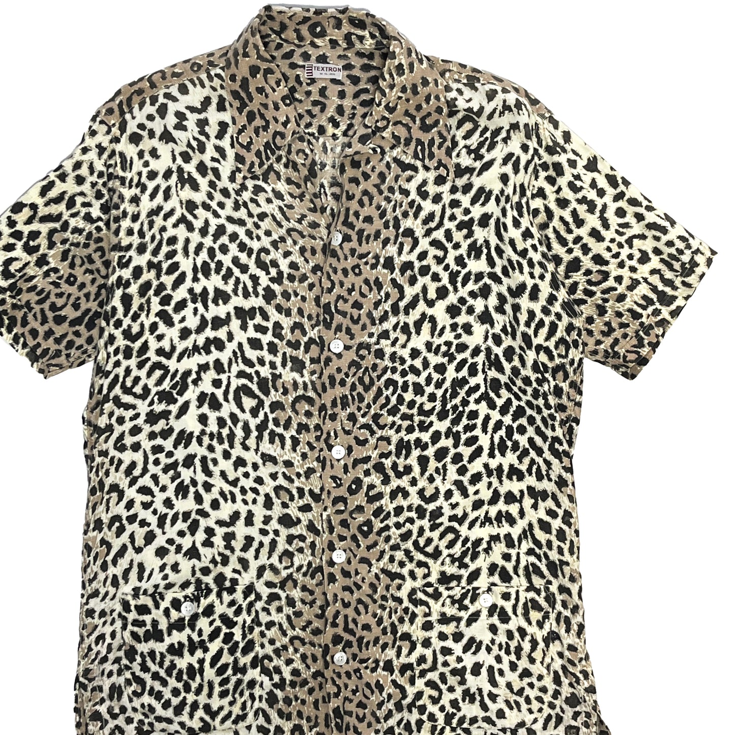 50's TEXTRON "Leopard Pattern" S/S SH Size (M) スペシャル！