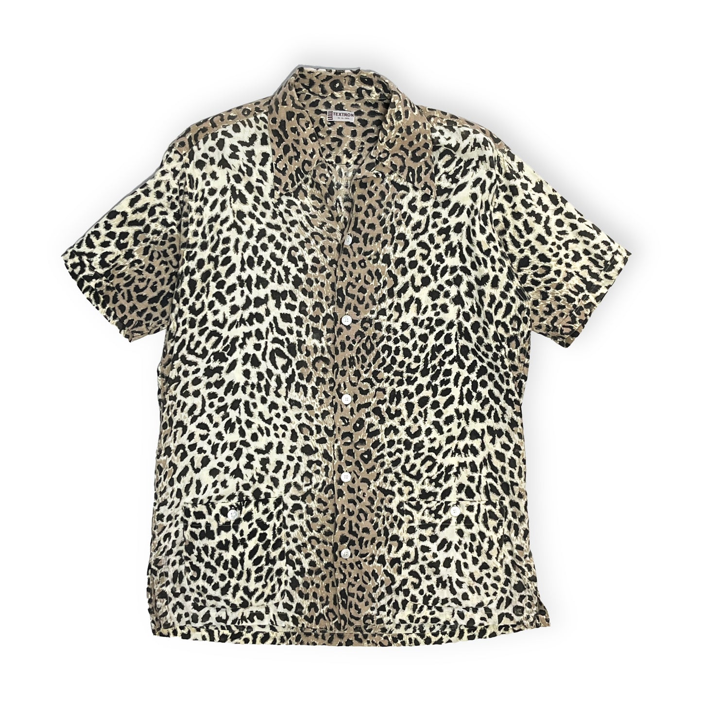 50's TEXTRON "Leopard Pattern" S/S SH Size (M) スペシャル！