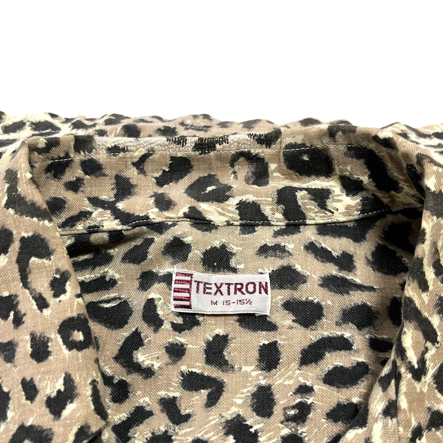 50's TEXTRON "Leopard Pattern" S/S SH Size (M) スペシャル！