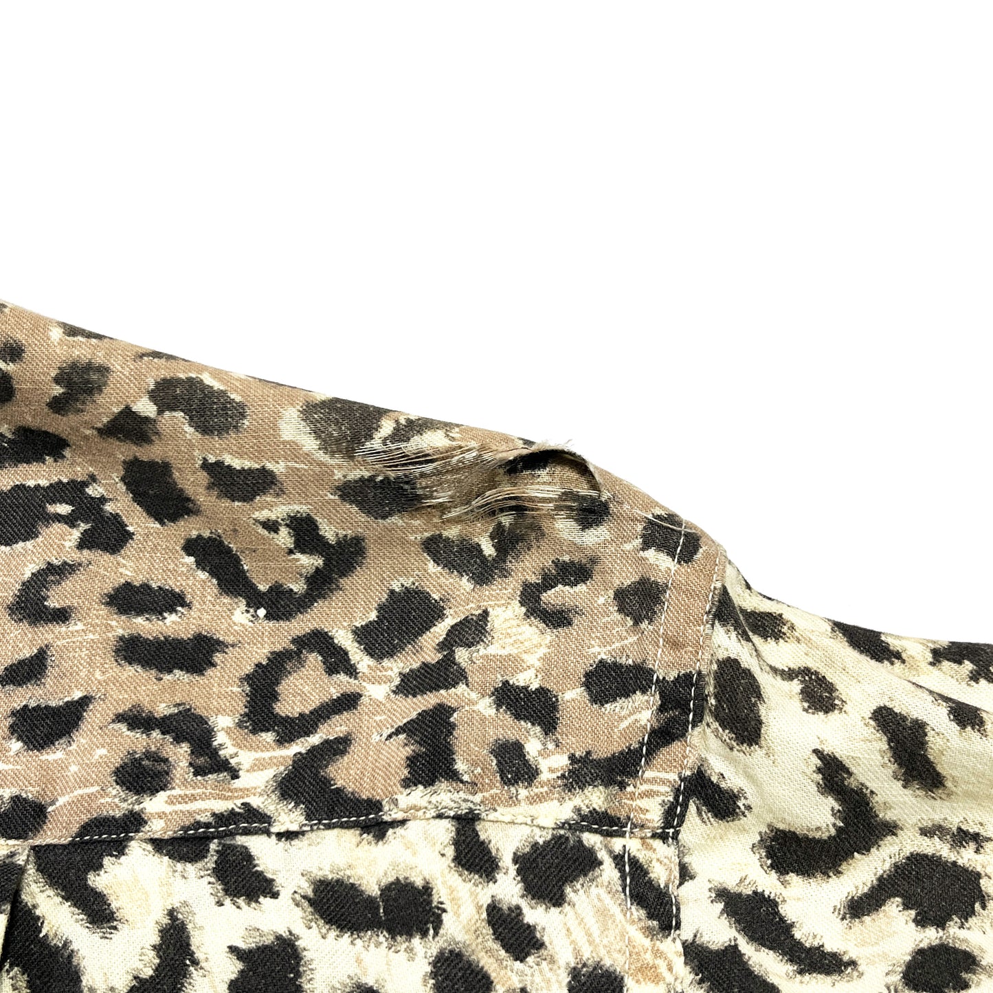 50's TEXTRON "Leopard Pattern" S/S SH Size (M) スペシャル！