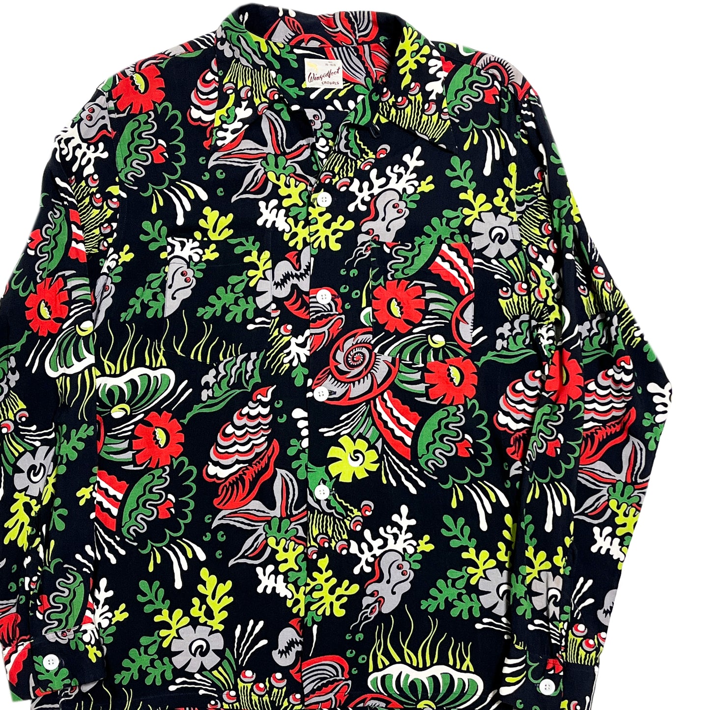 50's Hawaiian L/S SH Size (M)