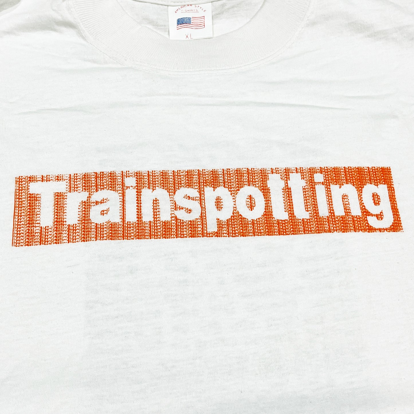 90's AMERICAN STYLE Trainspotting T Size (XL)