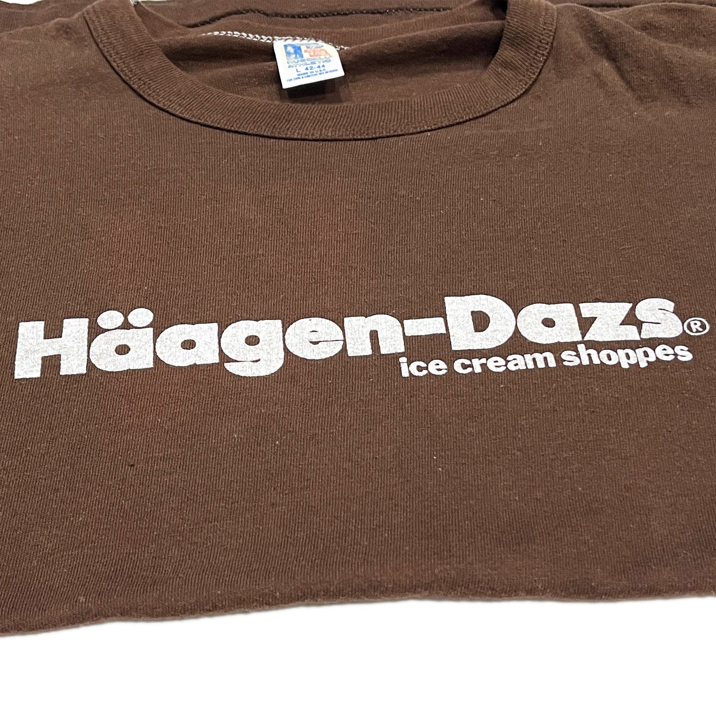 80's Russell Haagen-Dazs "Chocolate Chip" T Size (L)