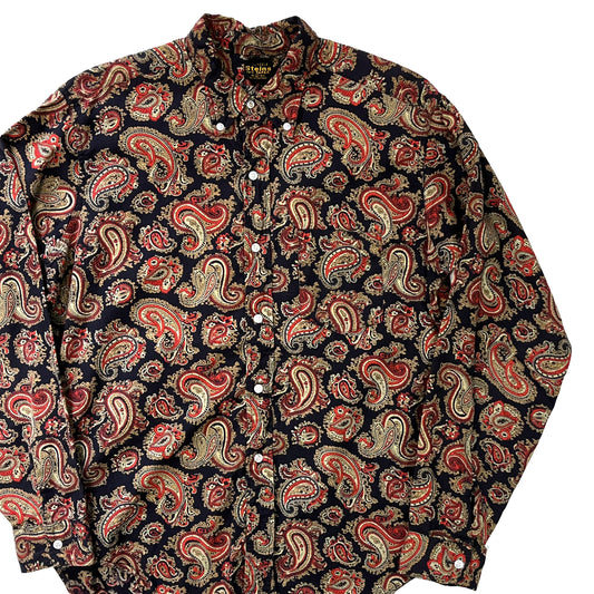 60's Steins Paisley Pattern ボタンダウン SH Size (L)