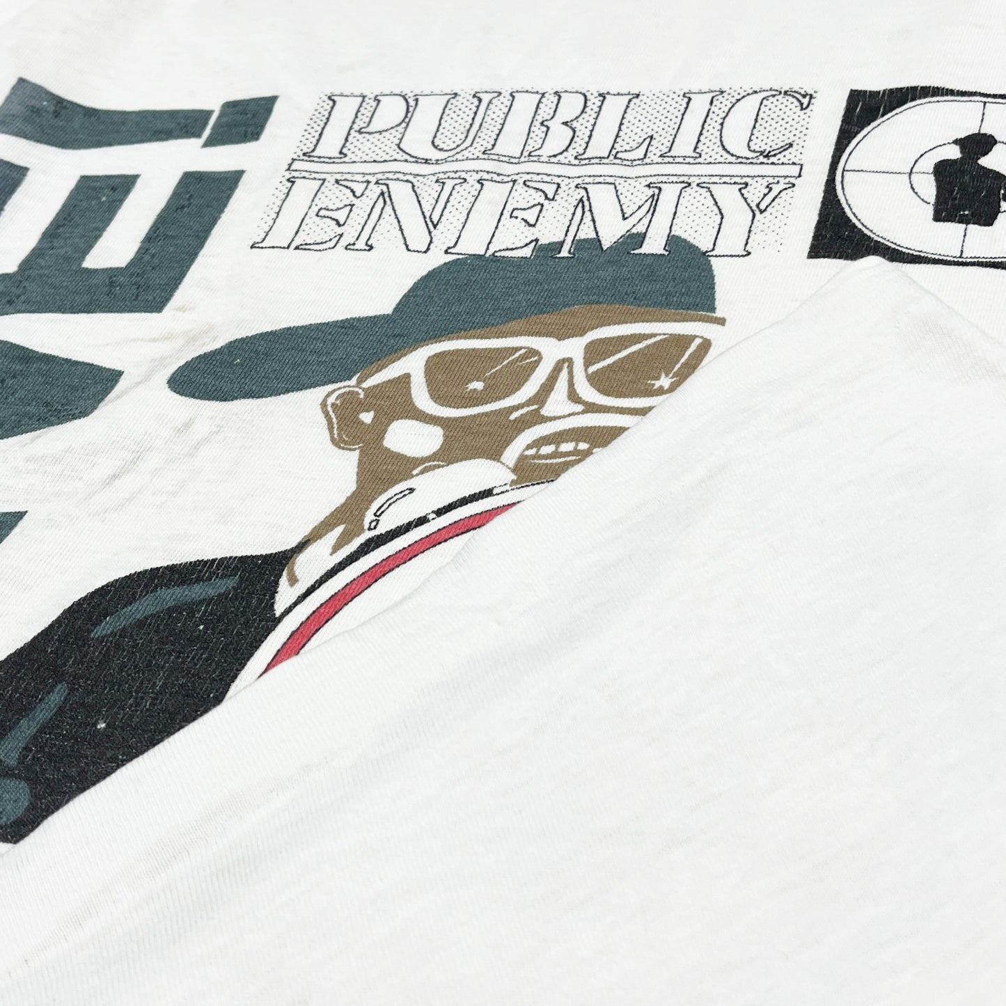 90's UnKnown Public Enemy "Fight the Power" T Size (L-XL)位