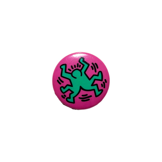 Keith Haring Old Badge