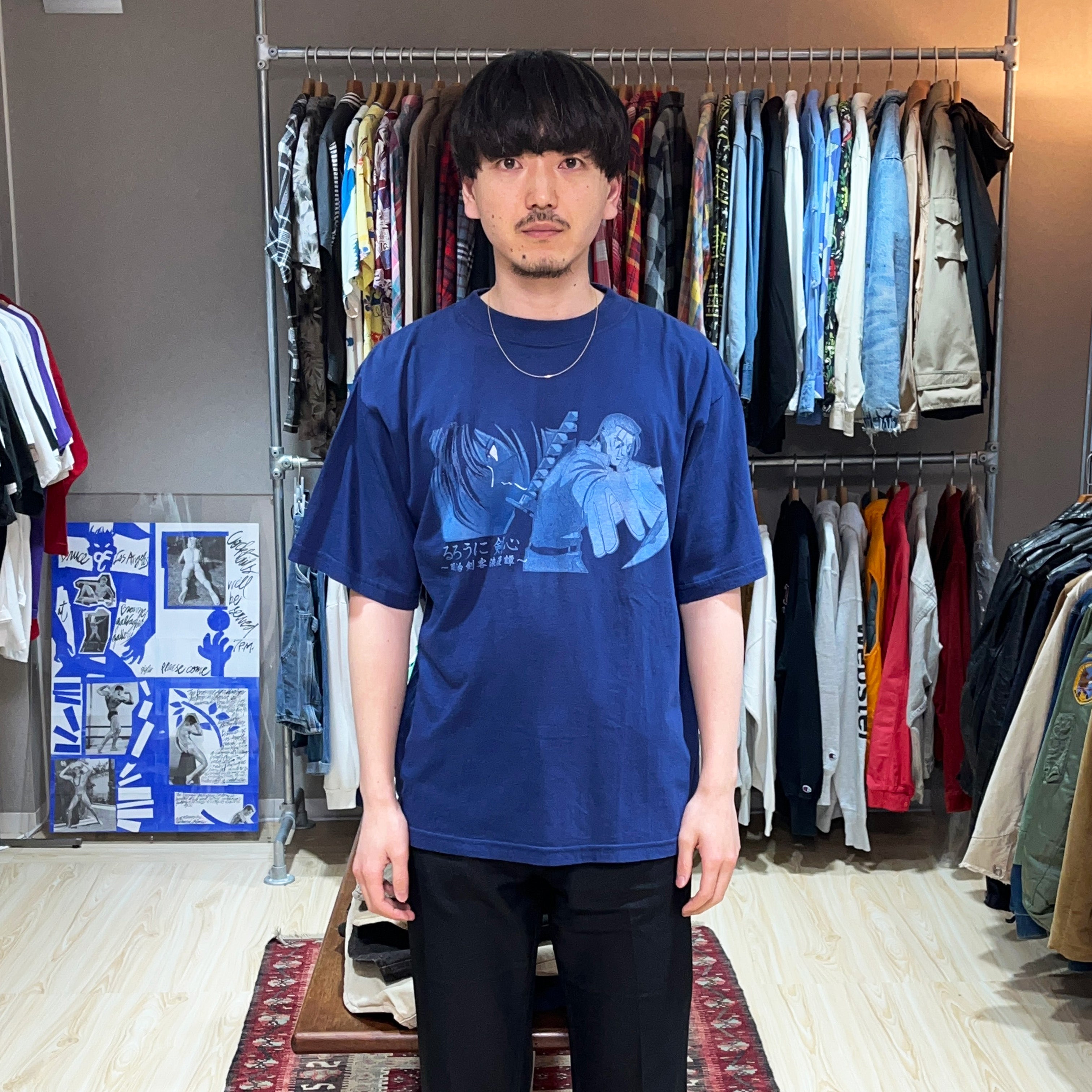 90's〜 るろうに剣心 T 緋村剣心 斎藤一 Size (L)