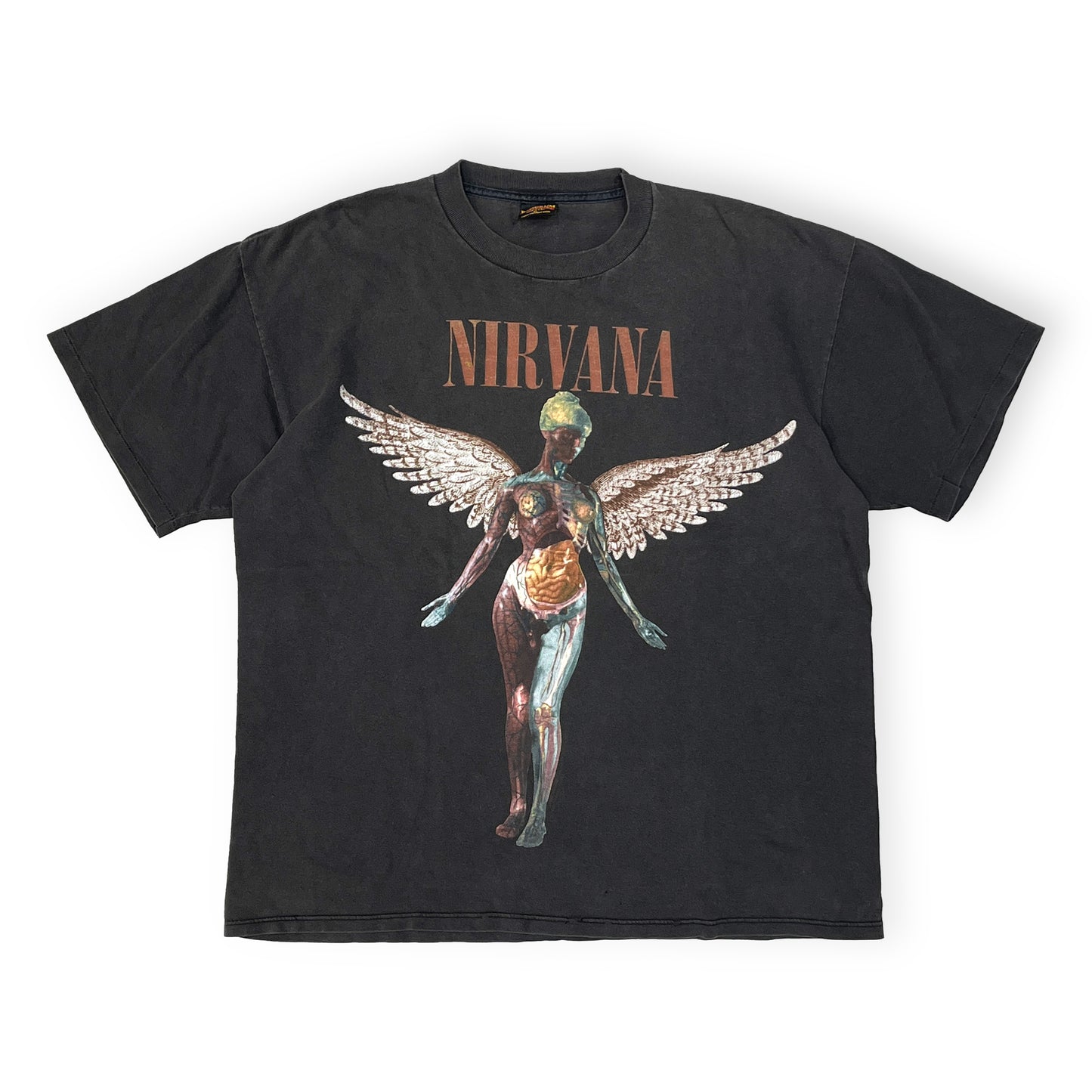 90's BROCKUM Nirvana T In Utero ブラック Size (XL) スペシャル