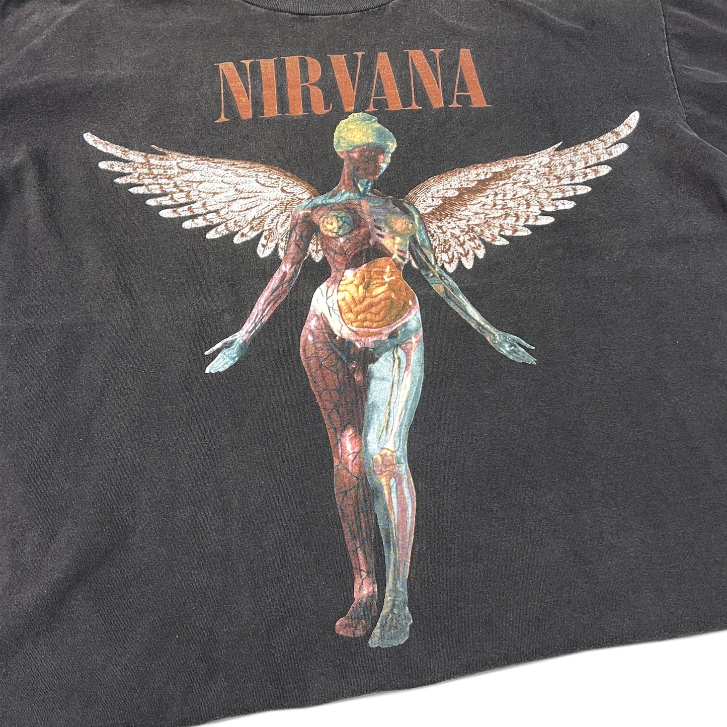 90's BROCKUM Nirvana T In Utero ブラック Size (XL) スペシャル