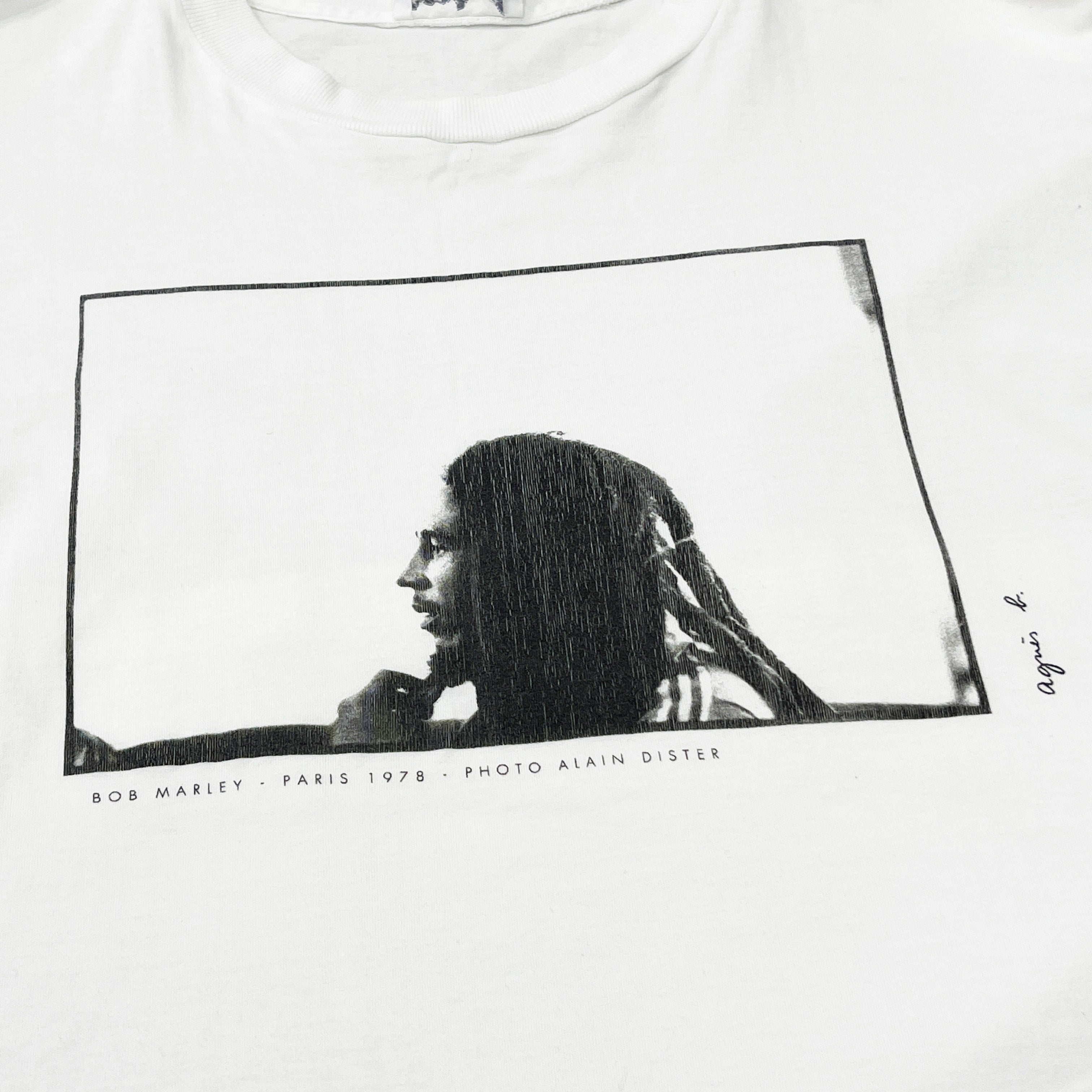 90's Agnes b. X Bob Marley Photo T Size (XL) – frgeek