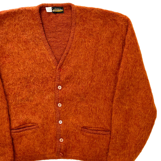 70's Continental Mohair Cardigan オレンジ Size (L)