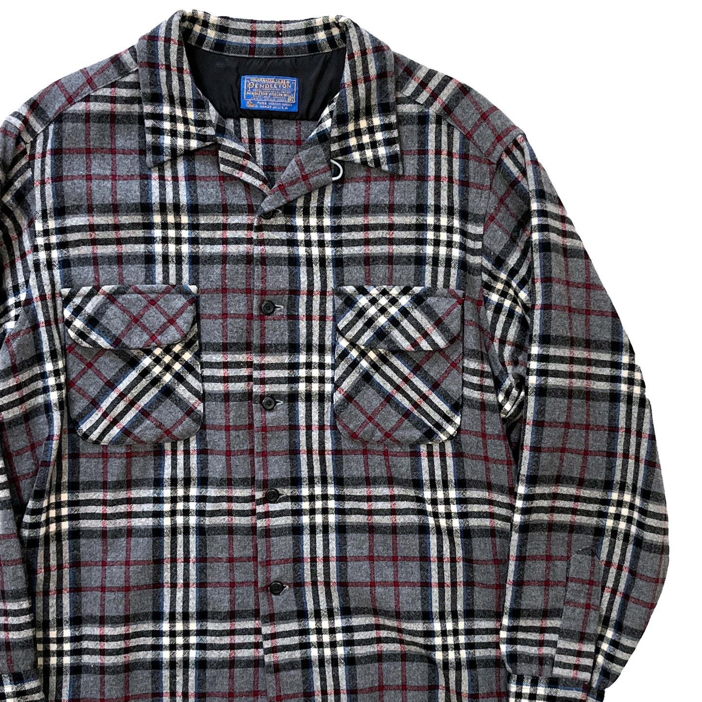 70's Pendolton Wool Check SH Size (XL)