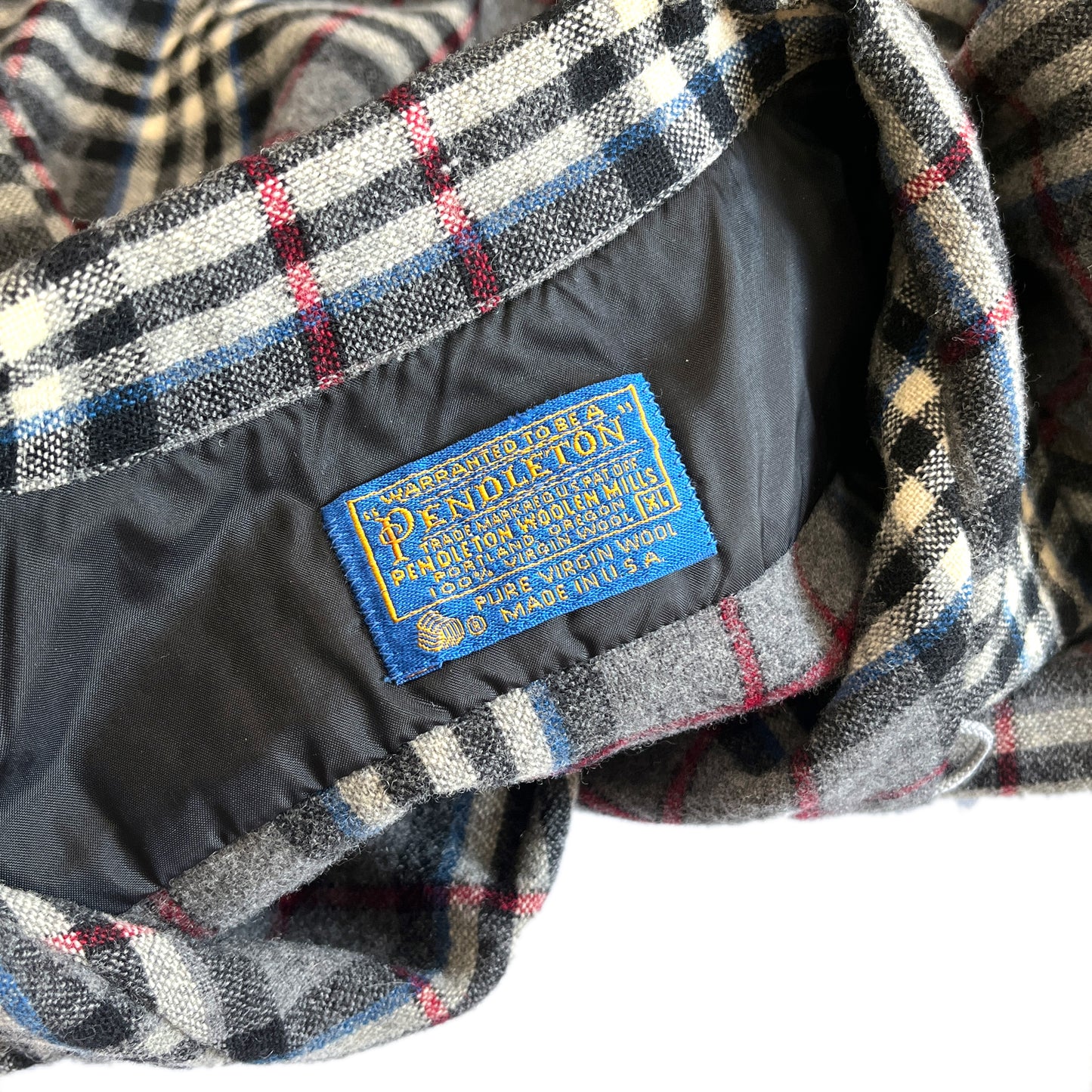 70's Pendolton Wool Check SH Size (XL)