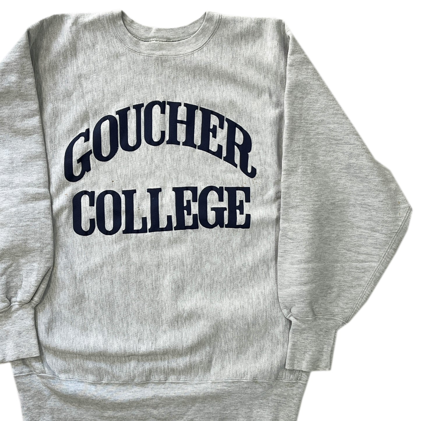 90's Champion R/W "GOUCHER COLLEGE" Size (XL)