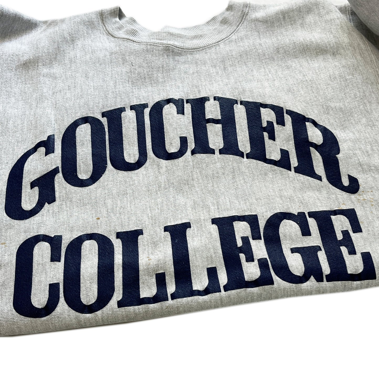 90's Champion R/W "GOUCHER COLLEGE" Size (XL)