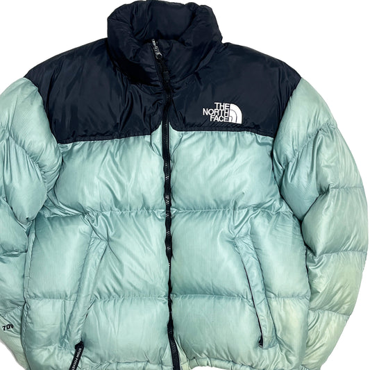90's North Face Nuptse JKT "Ice Teal" Size (L)
